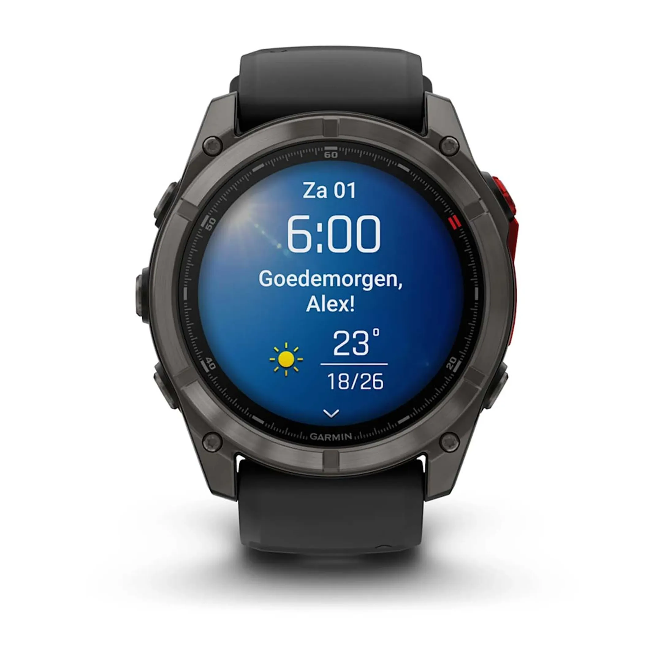 Garmin Smartwatch Fénix 8 Pro Amoled - 47mm - Titane Carbon Gray image