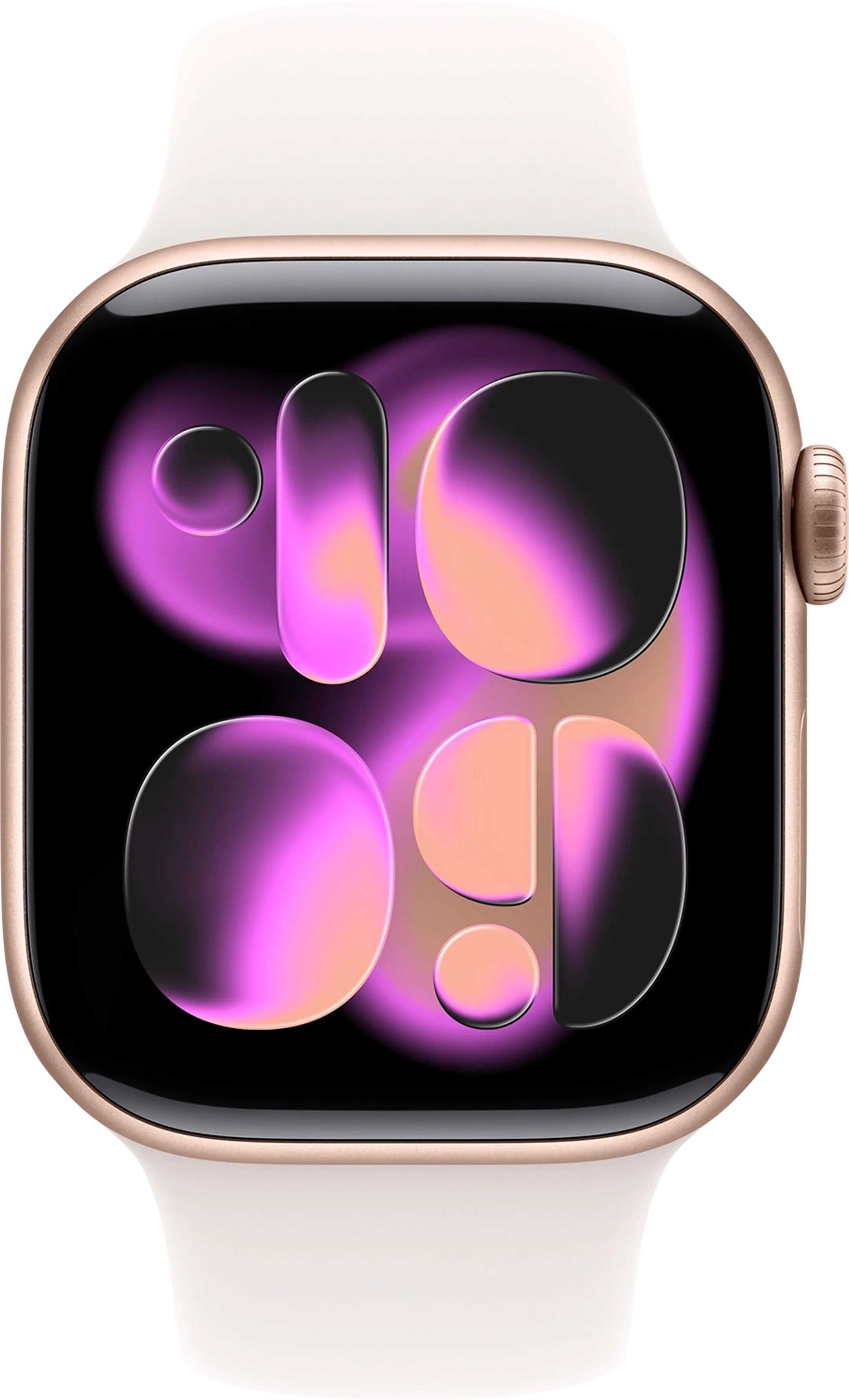 Apple Watch Series 11 GPS - 42mm - Aluminium Rose Gold - Light Blush Sport Band - S/M image