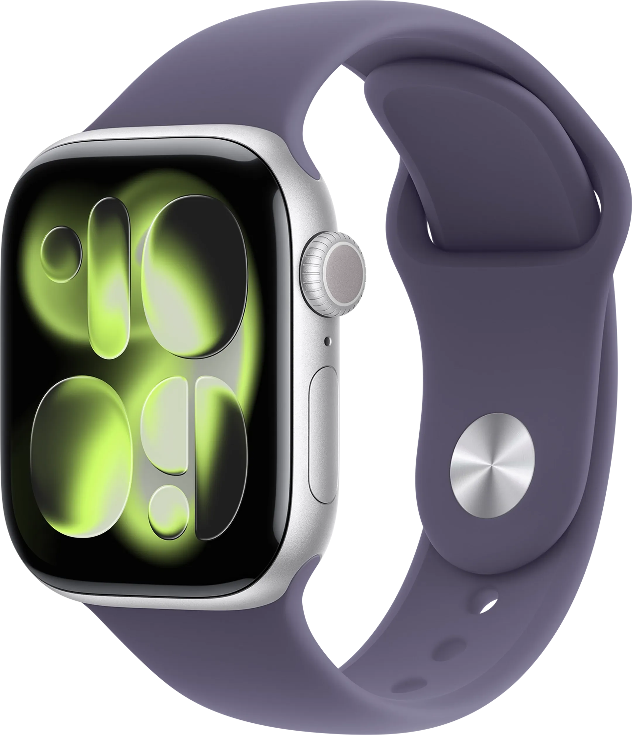 Watch Series 11 GPS - 42mm - Aluminium Silver - Purple Frog Sport Band - S/M