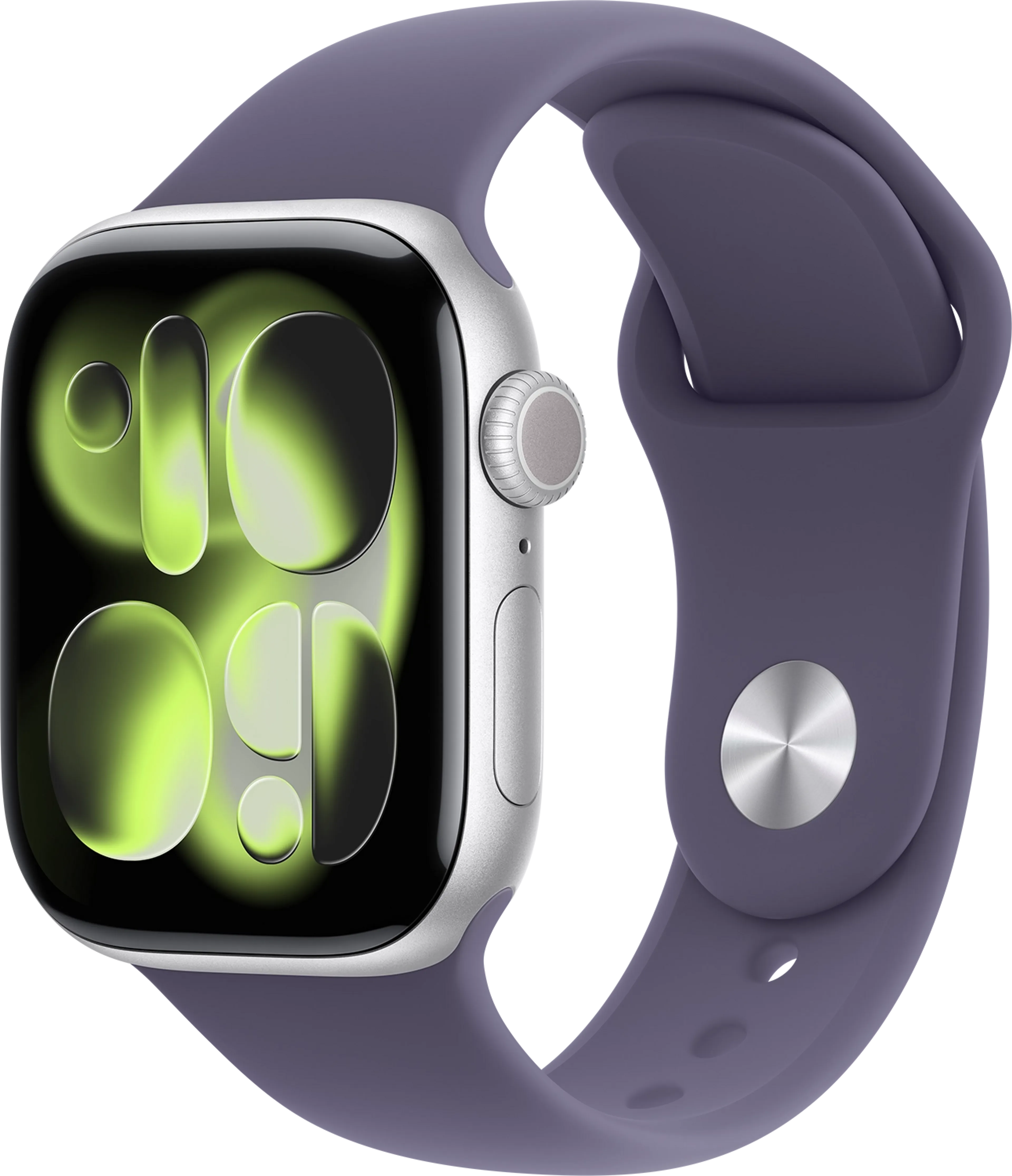 Watch Series 11 GPS - 42mm - Aluminium Silver - Purple Frog Sport Band - S/M