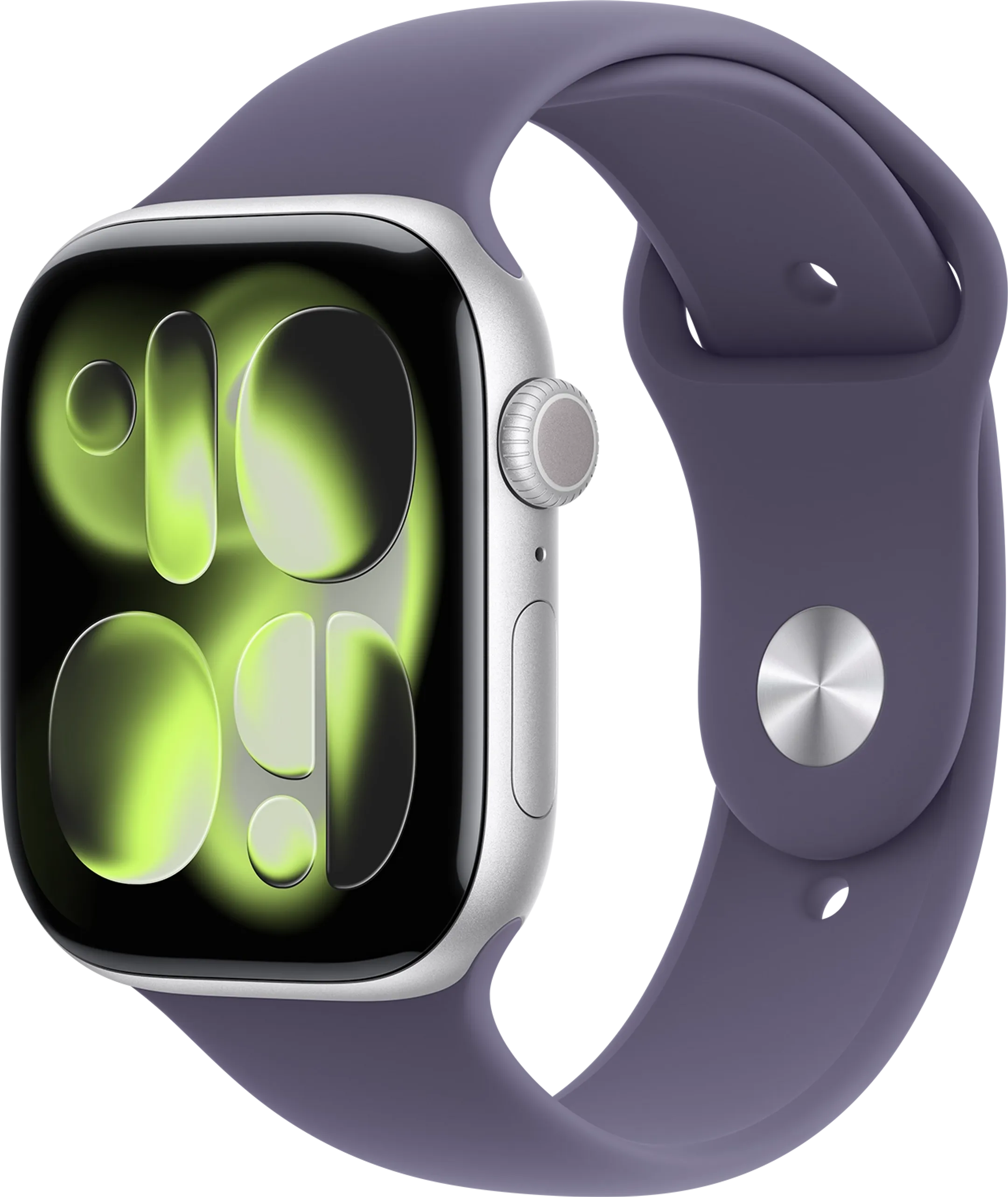 Watch Series 11 GPS - 46mm - Aluminium Silver - Purple Frog Sport Band - M/L