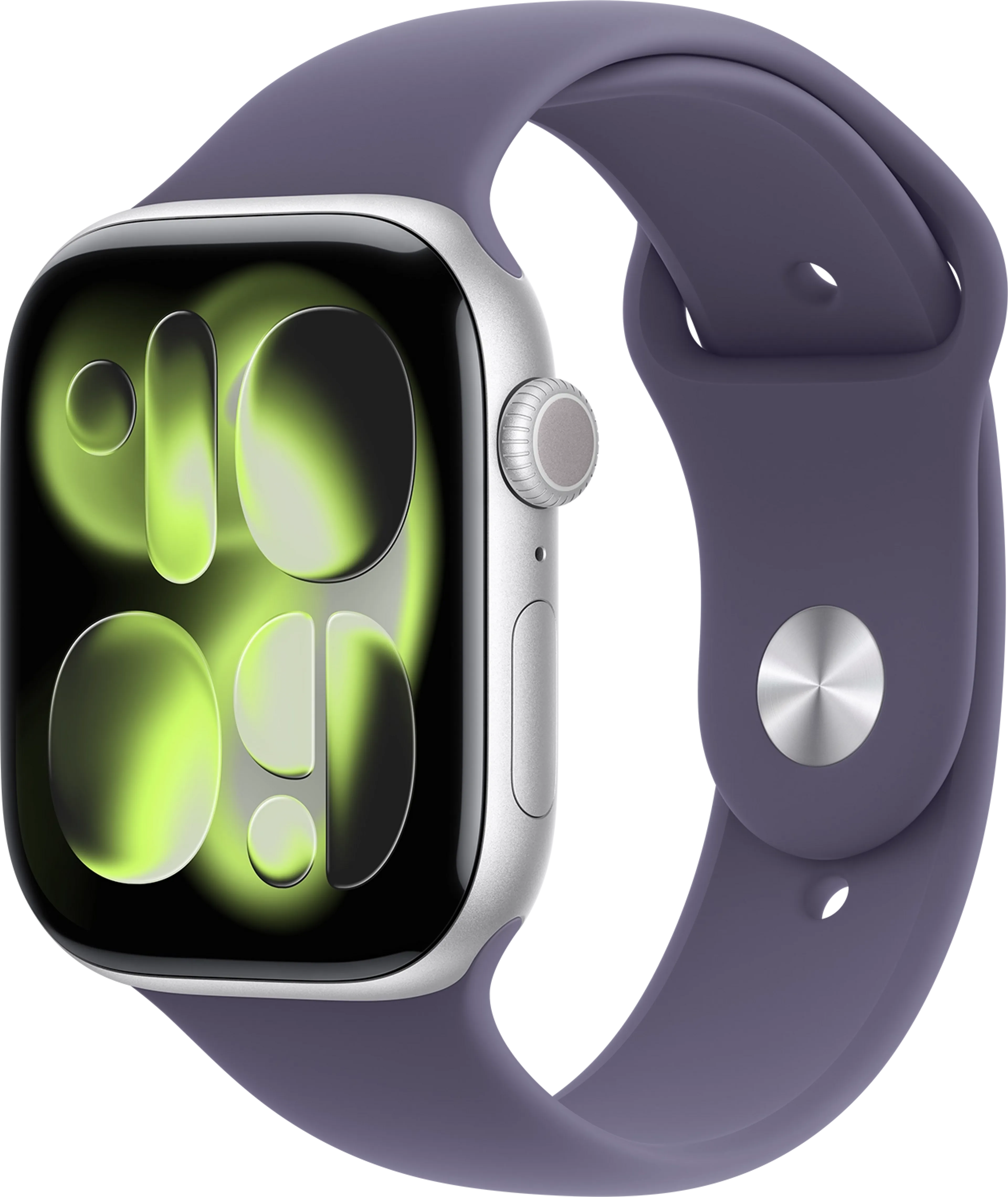 Watch Series 11 GPS - 46mm - Aluminium Silver - Purple Frog Sport Band - M/L