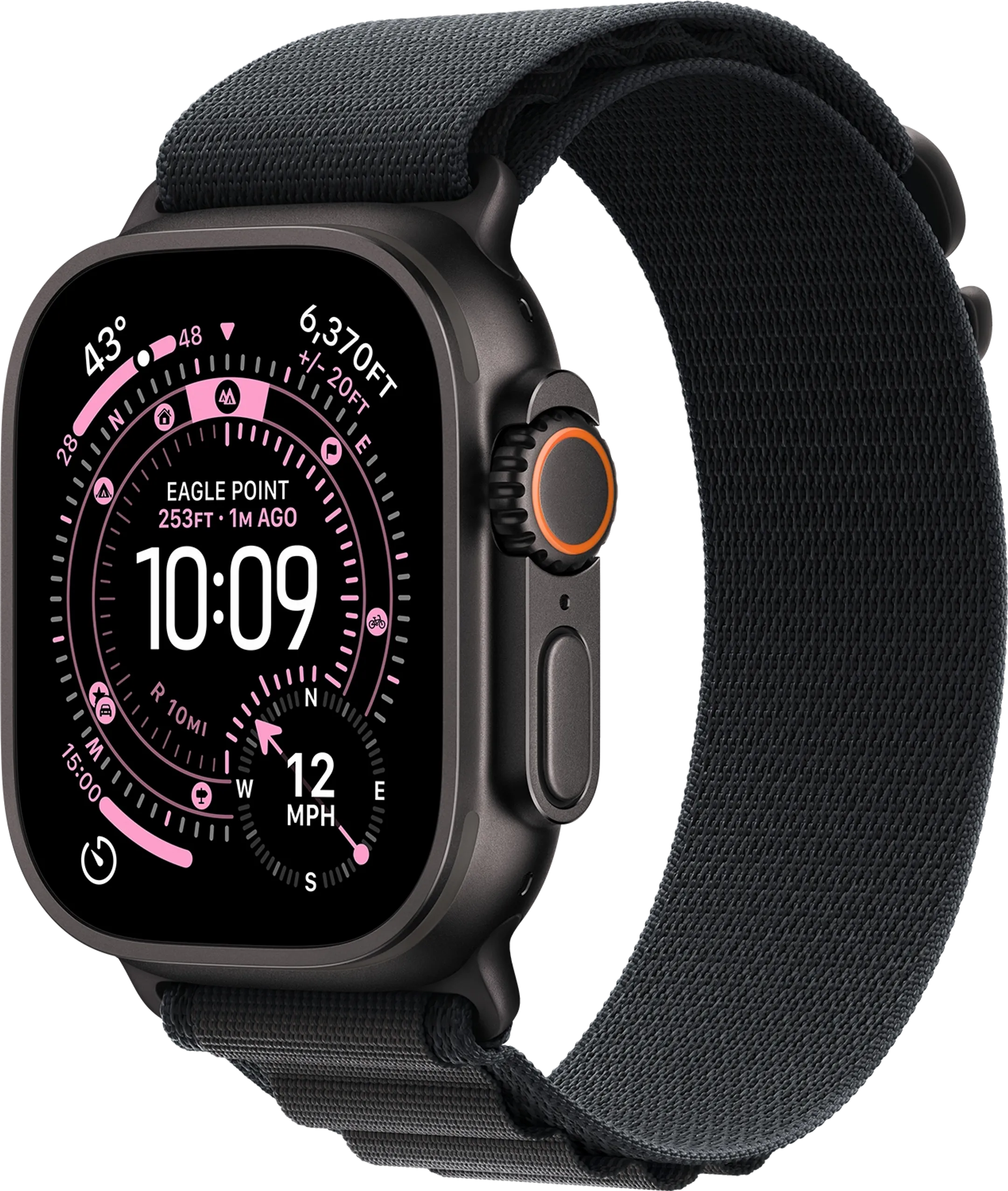Watch Ultra 3 - 49mm - Titanium Black - Black Alpine Loop - M