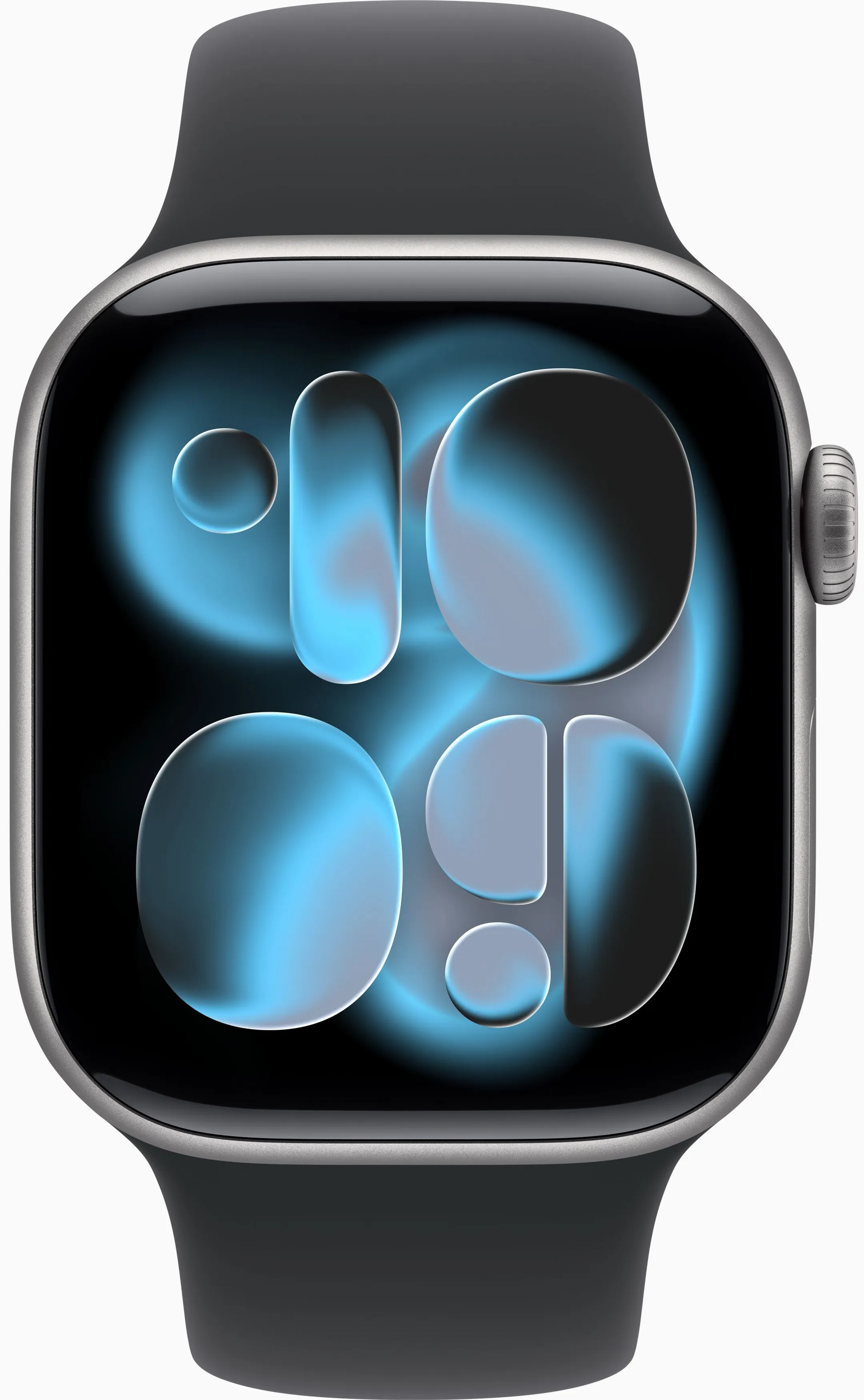 Apple Watch Series 11 GPS - 42mm - Aluminium Grey - Black Sport Band - M/L image