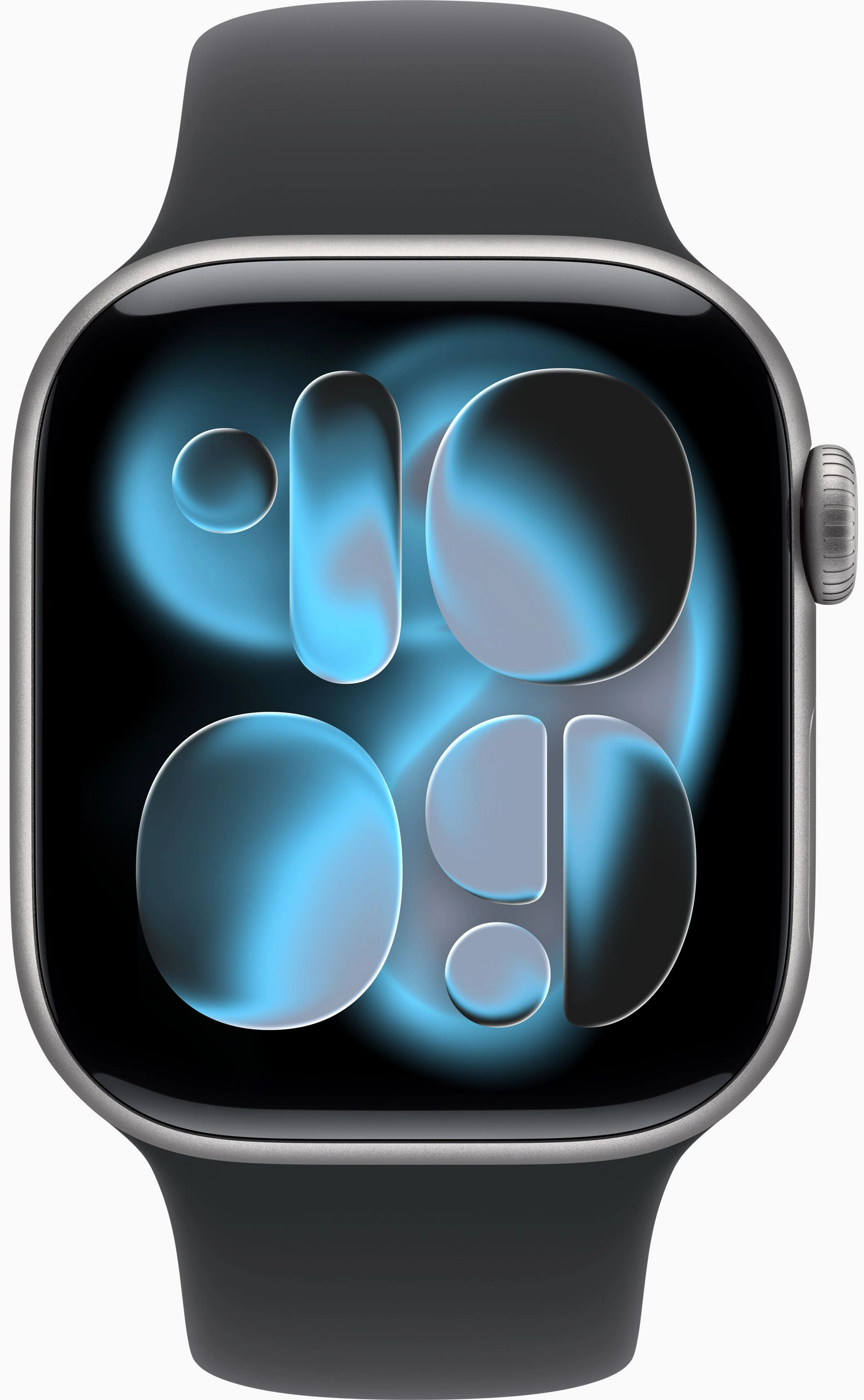 Apple Watch Series 11 GPS - 46mm - Aluminium Grey - Black Sport Band - S/M image