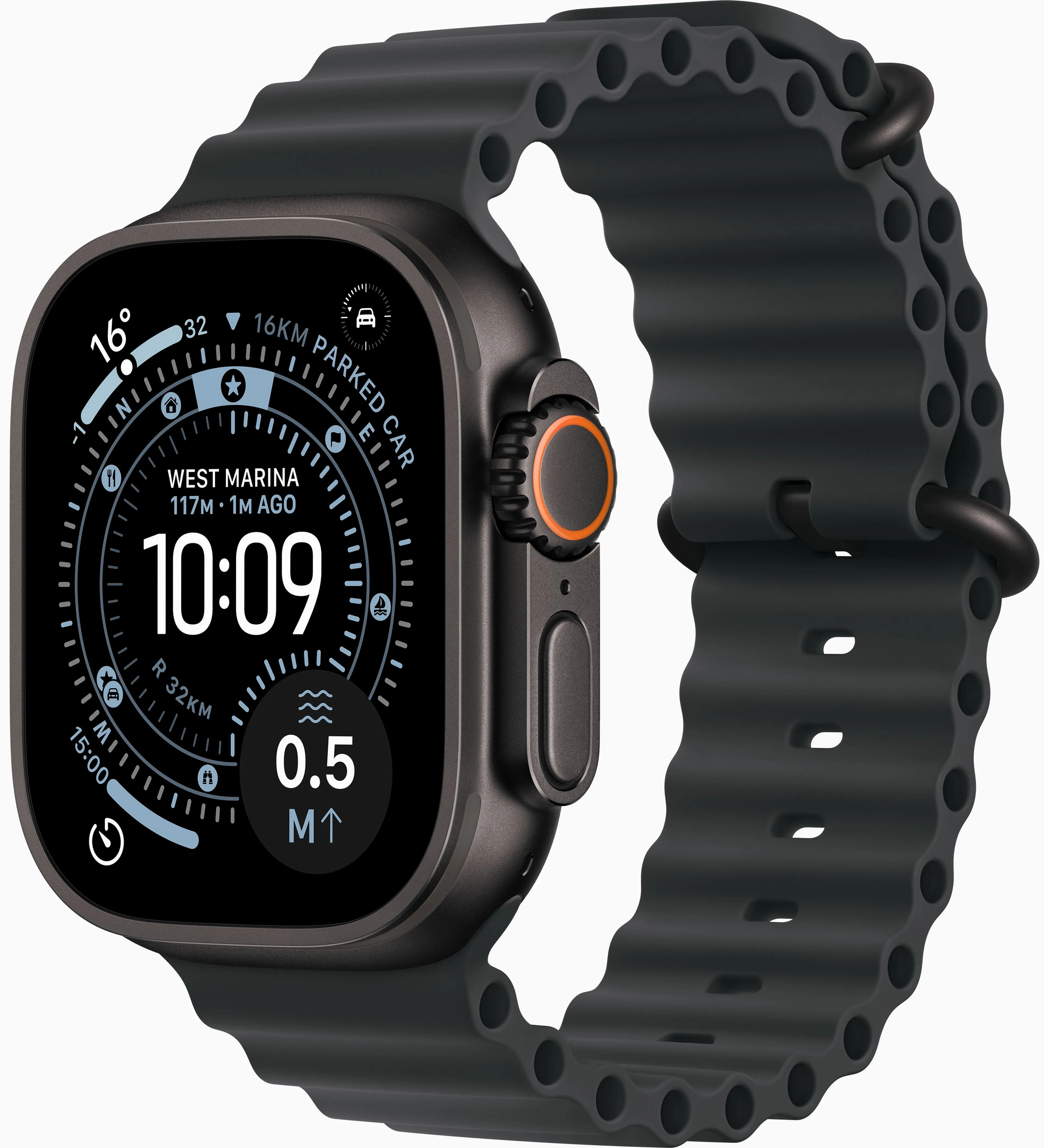 Watch Ultra 3 - 49mm - Titanium Black - Black Ocean Band