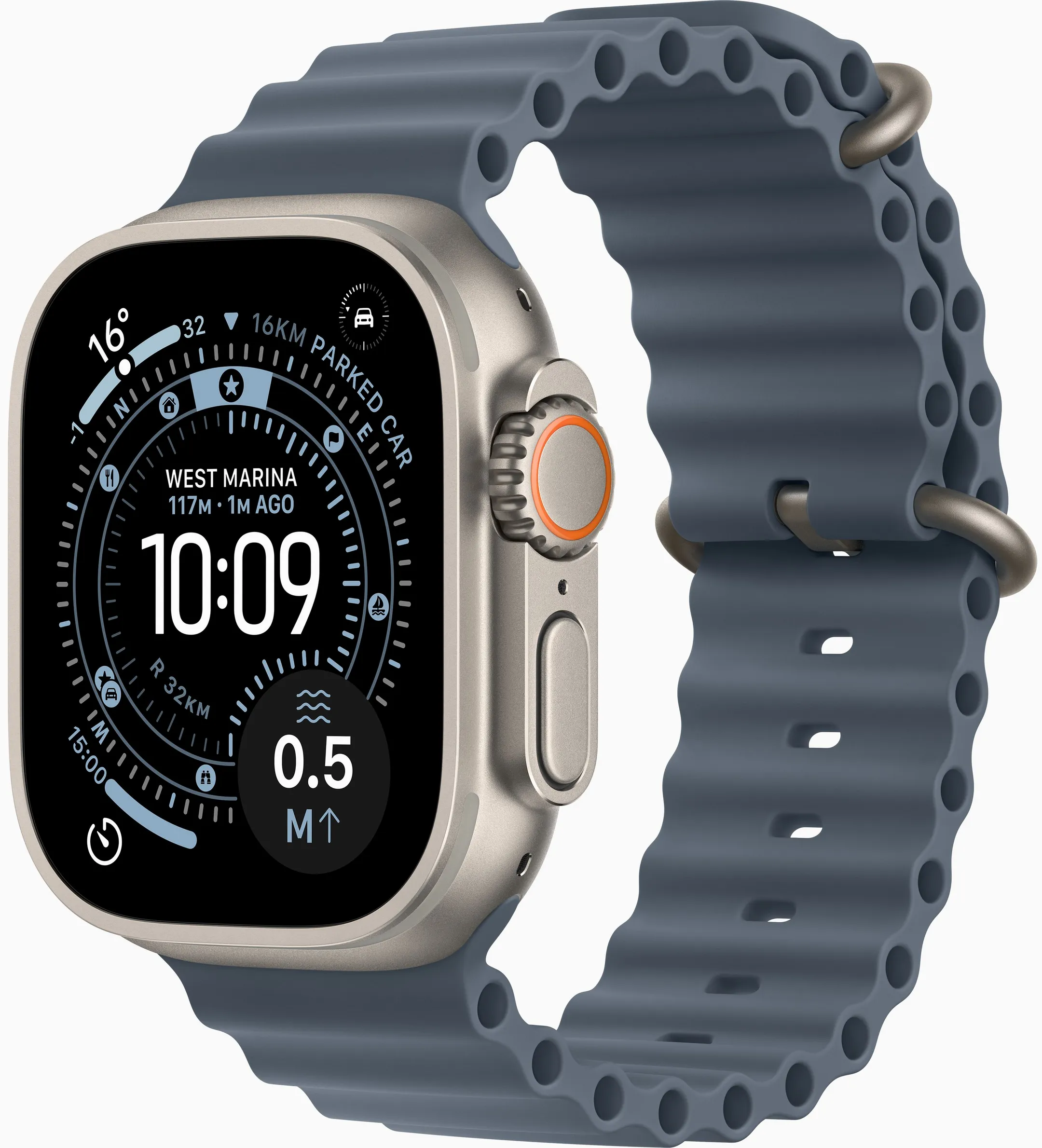 Watch Ultra 3 - 49mm - Titanium Natural - Blue Ocean Band