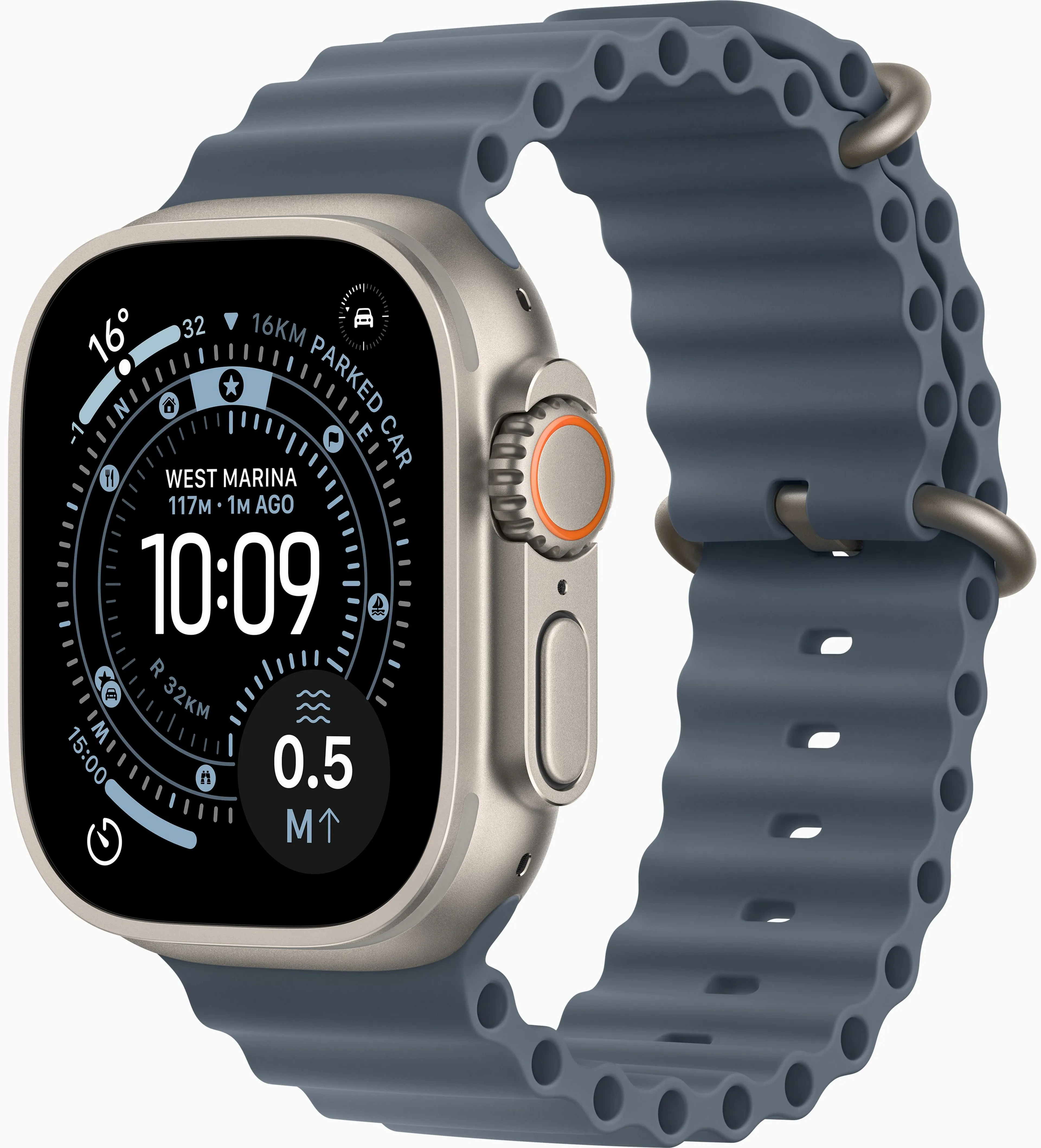 Watch Ultra 3 - 49mm - Titanium Natural - Blue Ocean Band
