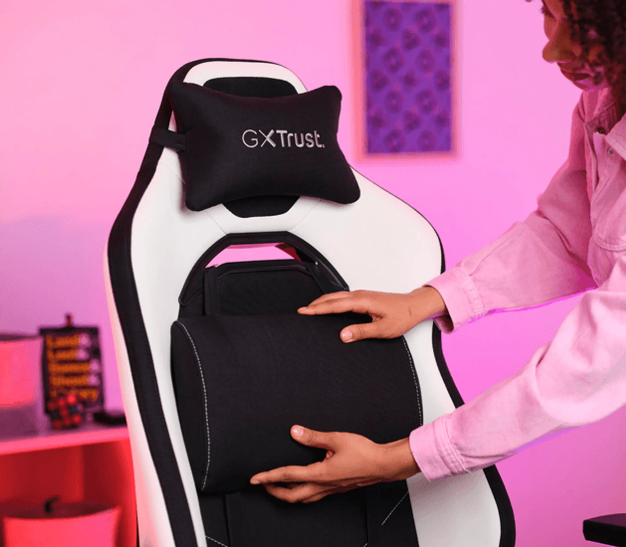 Trust Gaming-Stuhl GXT 714W Ruya – Weiß image