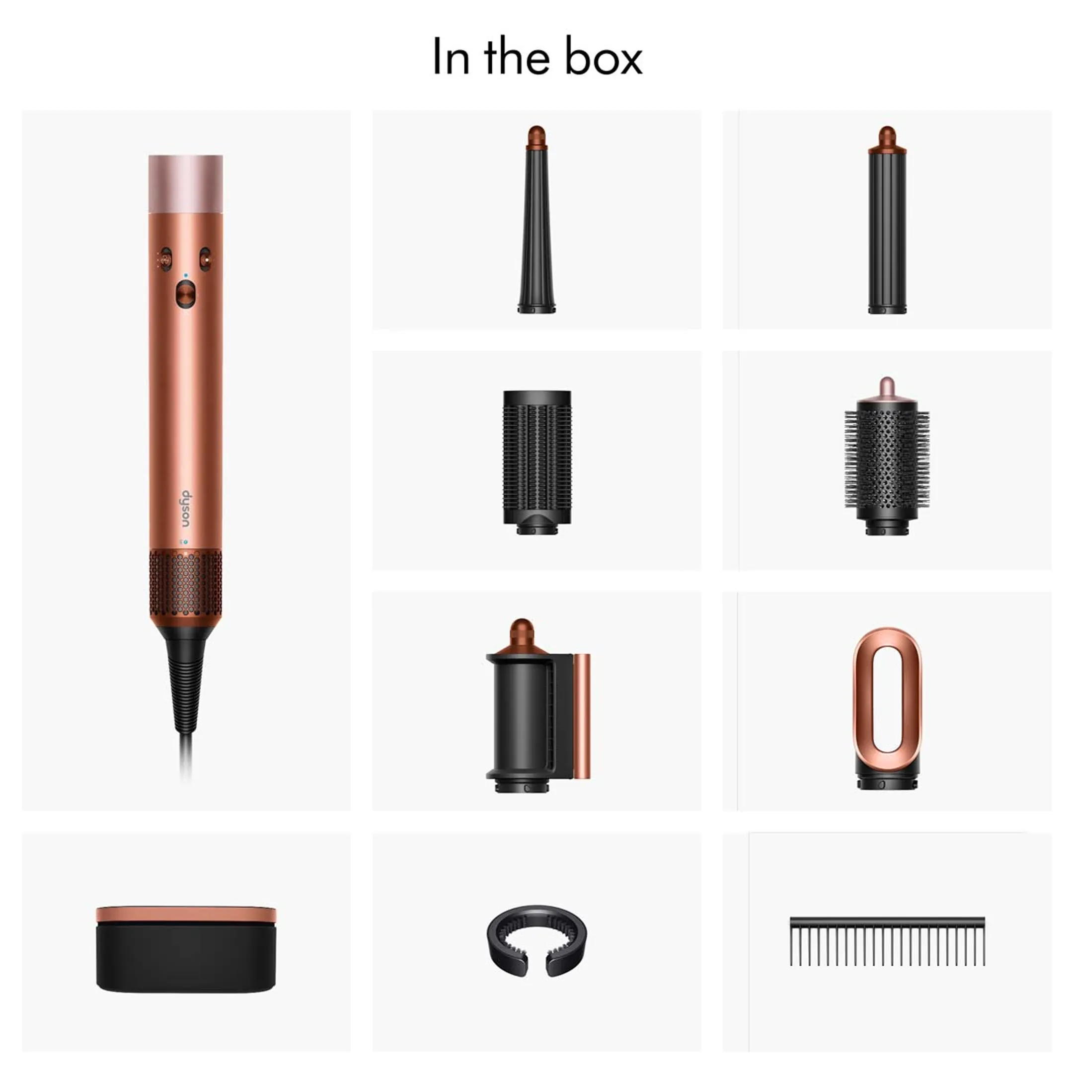 Dyson Airwrap i.d. – glattes bis gewelltes Haar – Amber Silk image