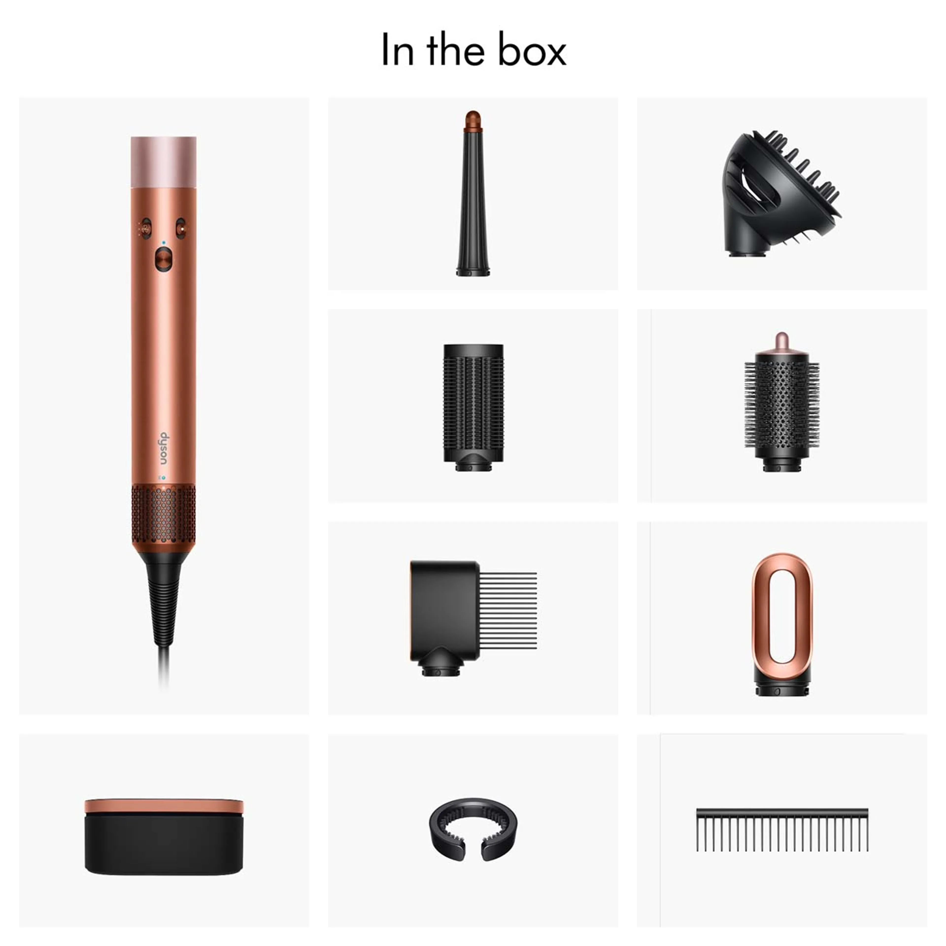 Dyson Airwrap i.d. - curly to kinky hair - Amber Silk image