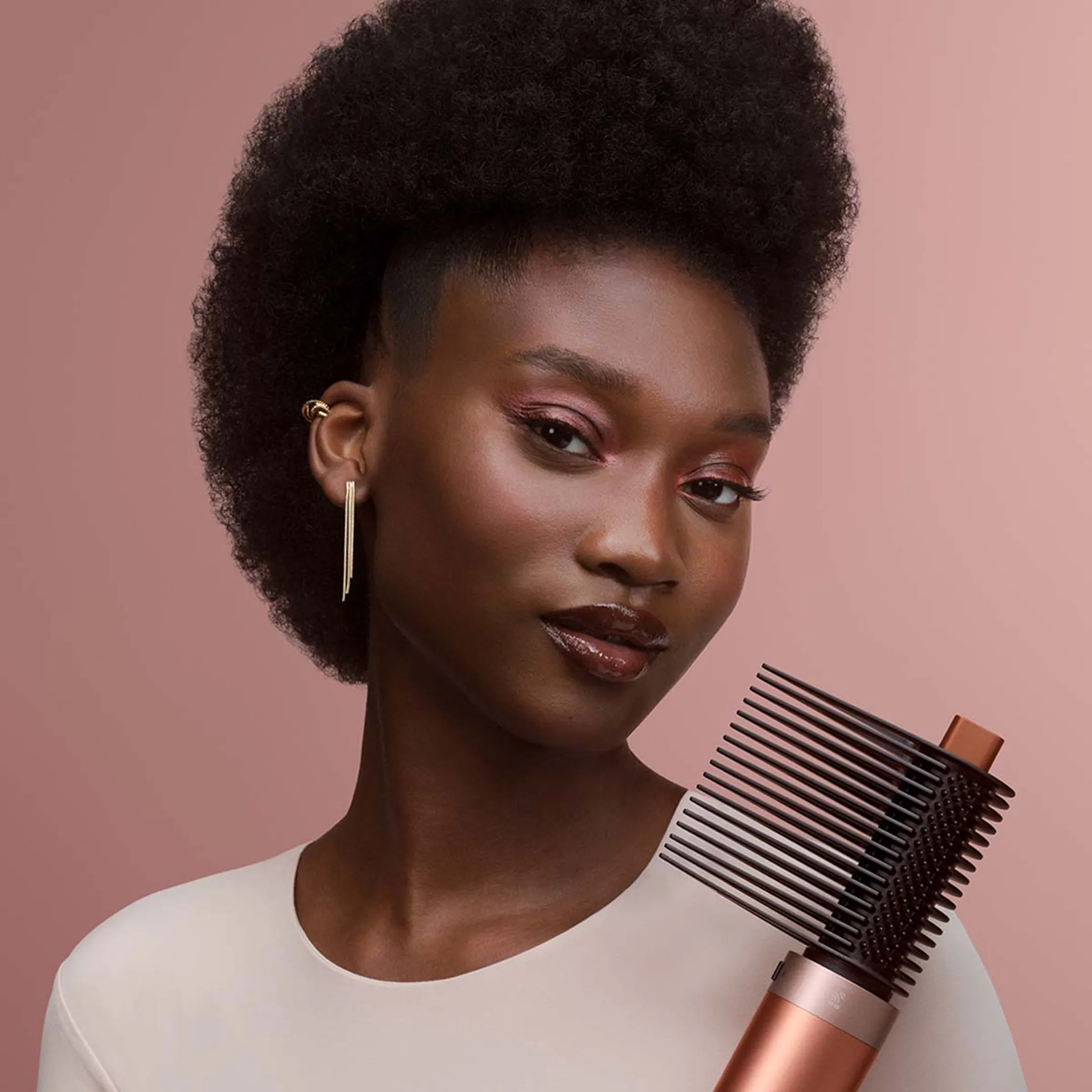 Dyson Airwrap Co-anda 2x – lockiges bis krauses Haar – Amber Silk image