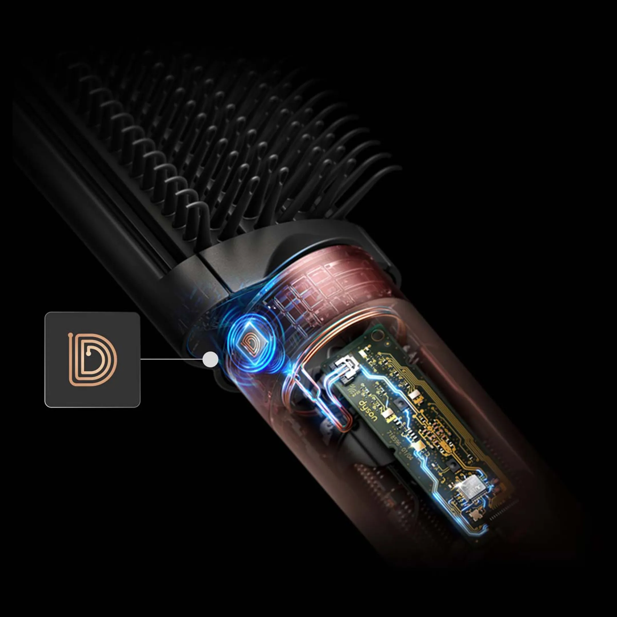 Dyson Airwrap Co-anda 2x – lockiges bis krauses Haar – Amber Silk image