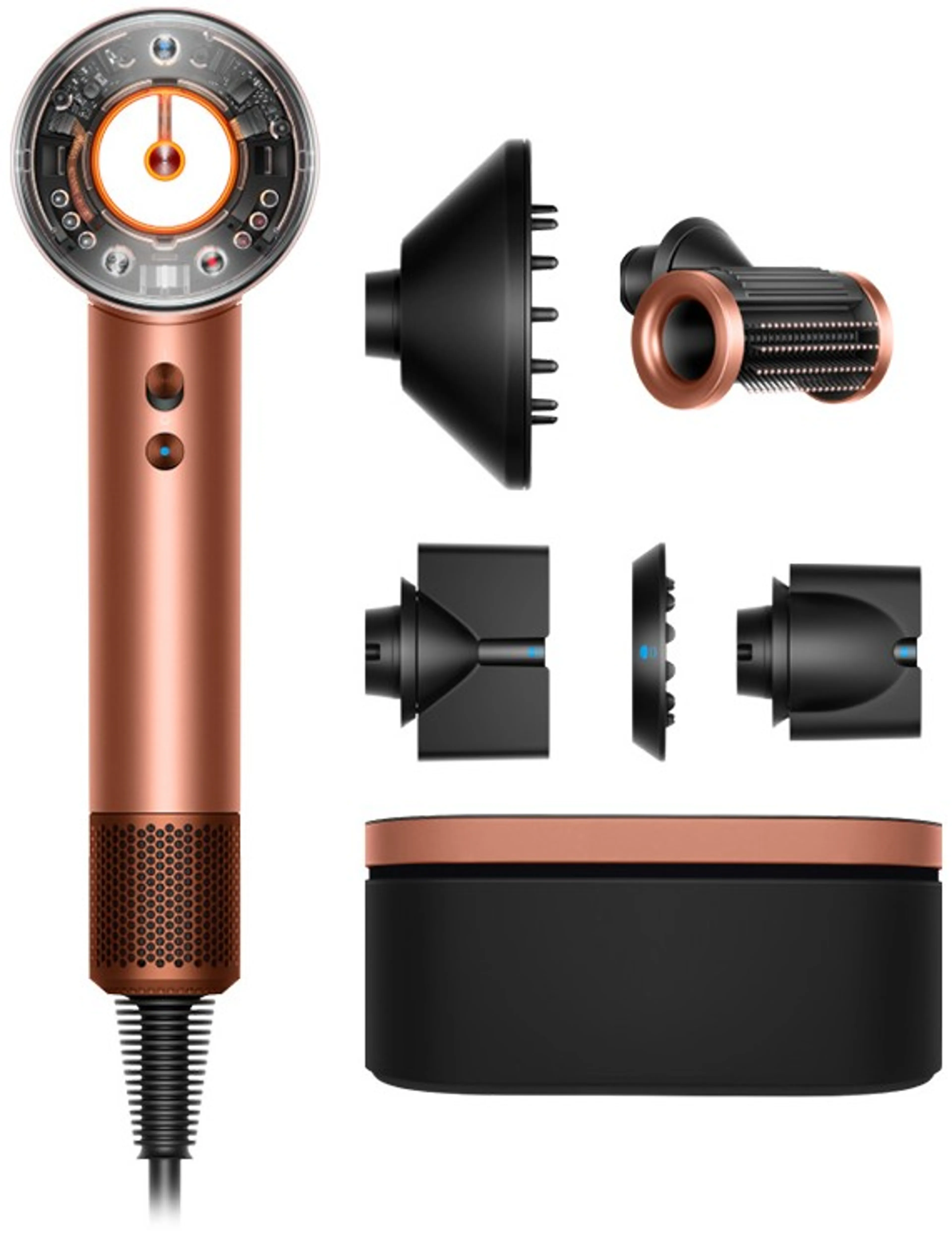 Hair dryer Supersonic Nural Straight + Wavy - Amber Silk