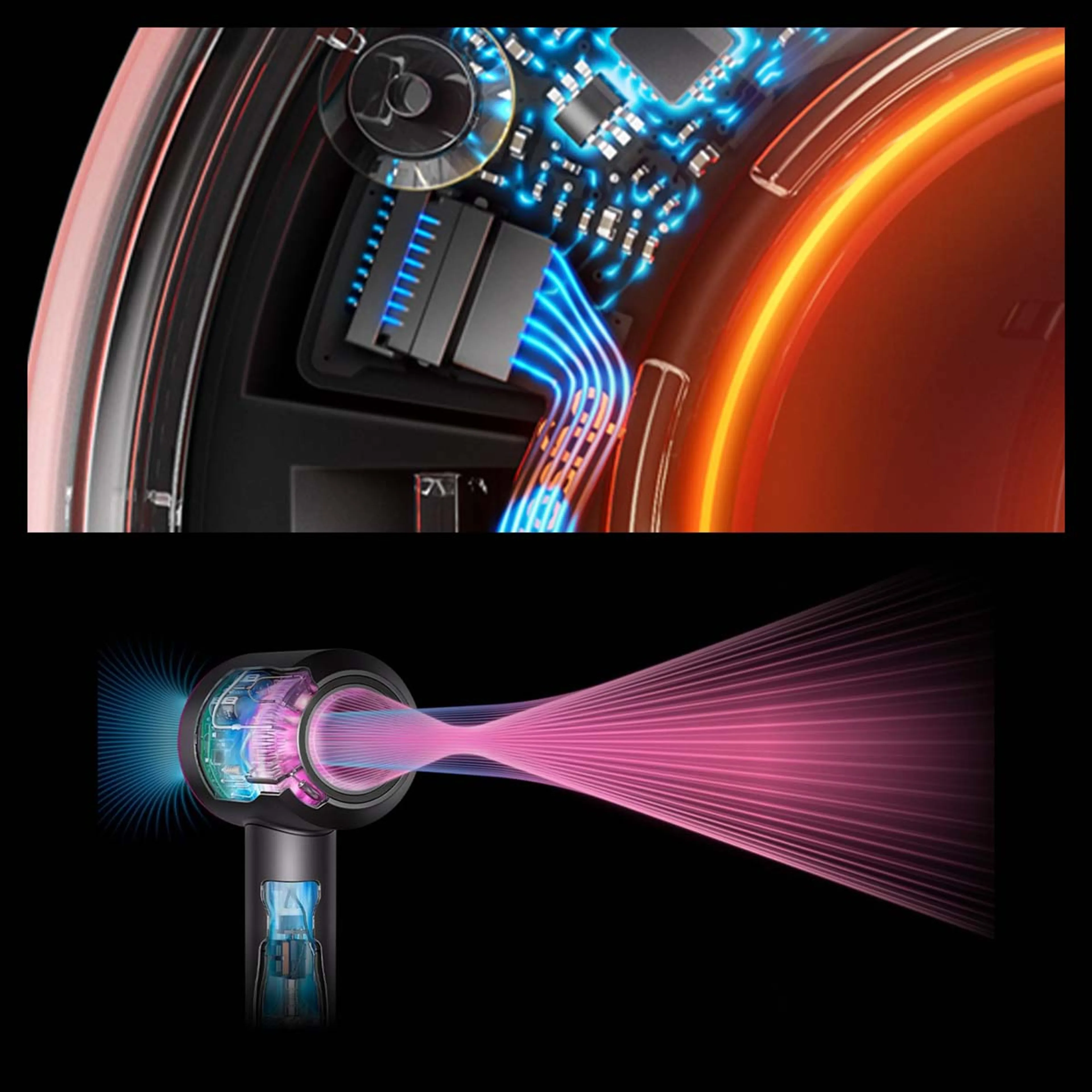 Dyson Hair dryer Supersonic Nural Curly + Coily - Amber Silk image