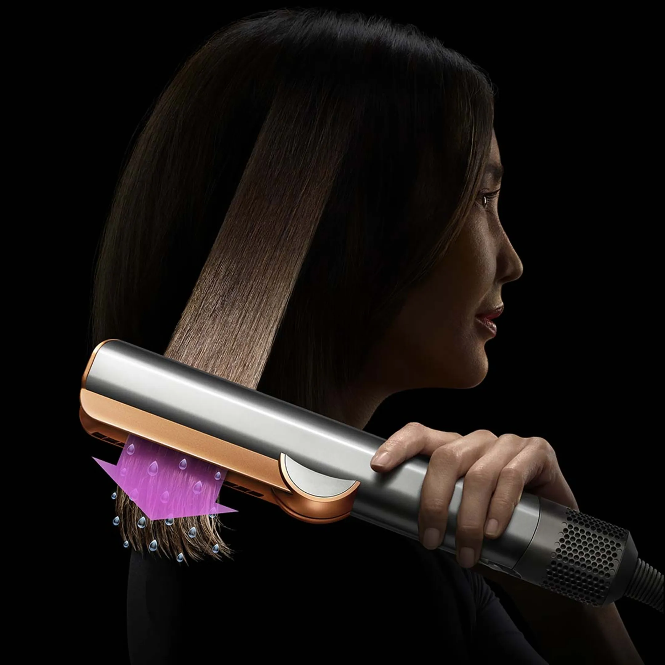 Dyson Hair Straightener Airstrait - Amber Silk image