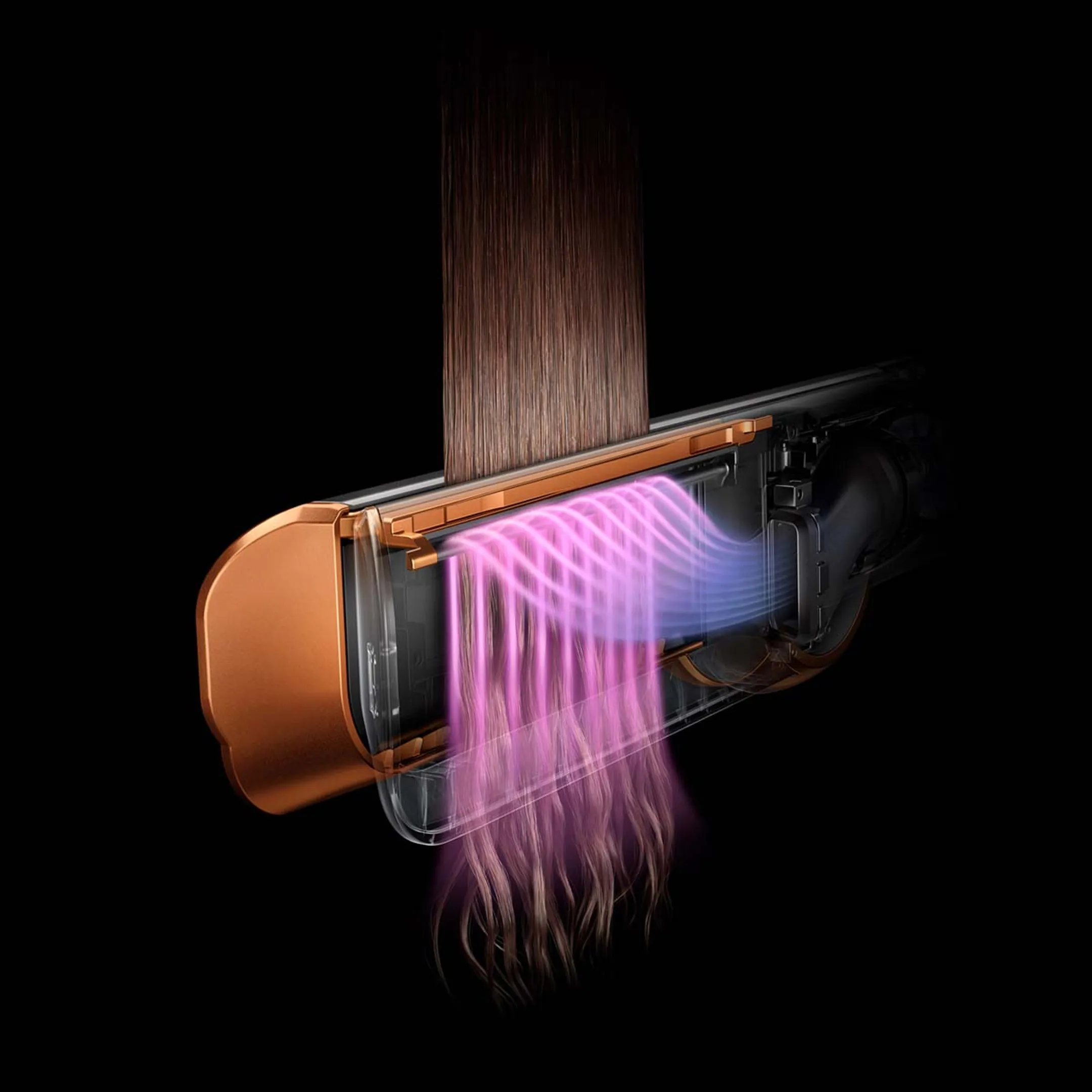 Dyson Hair Straightener Airstrait - Amber Silk image