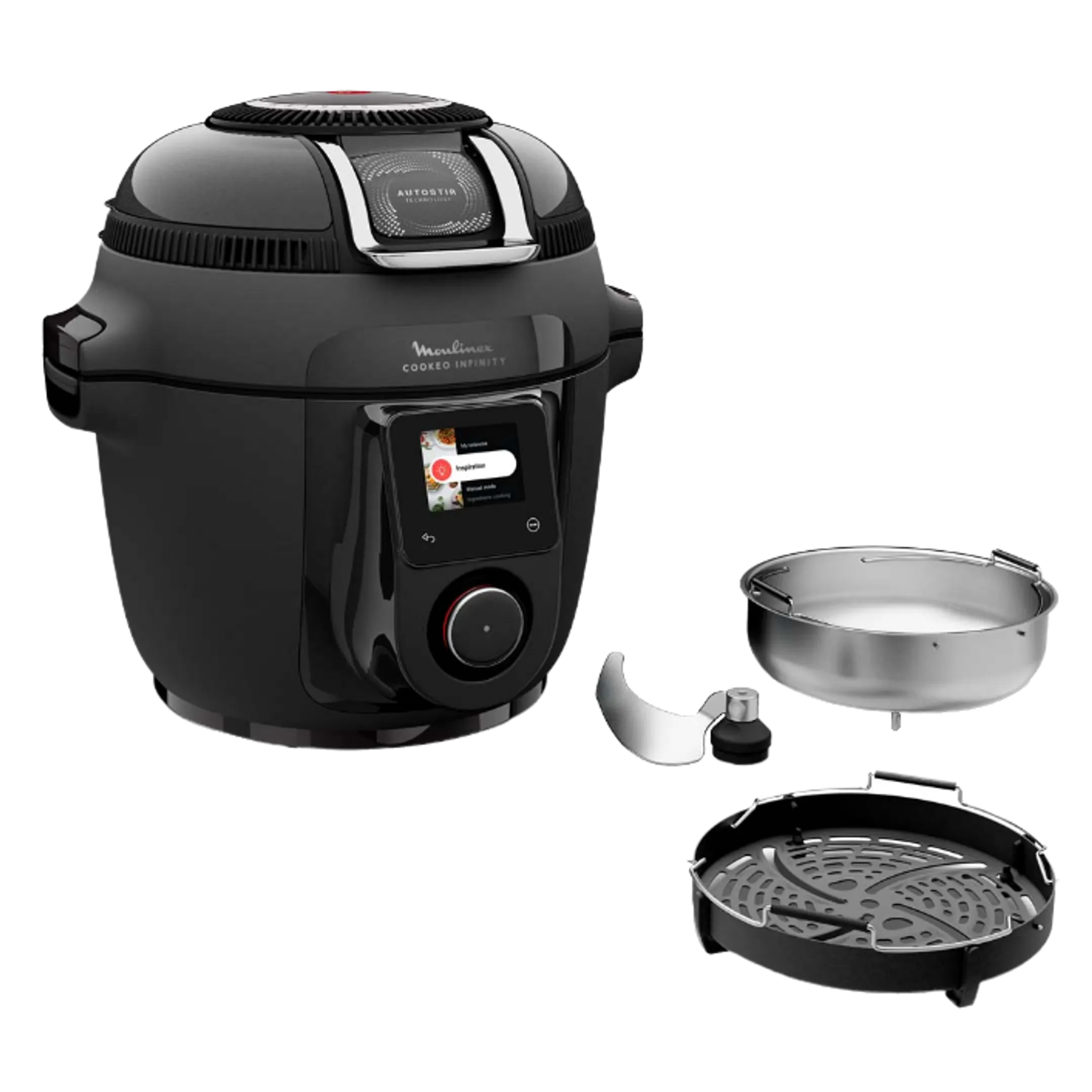 Moulinex Multicuiseur Airfryer Cookeo Infinity CE9828F0 - Noir image