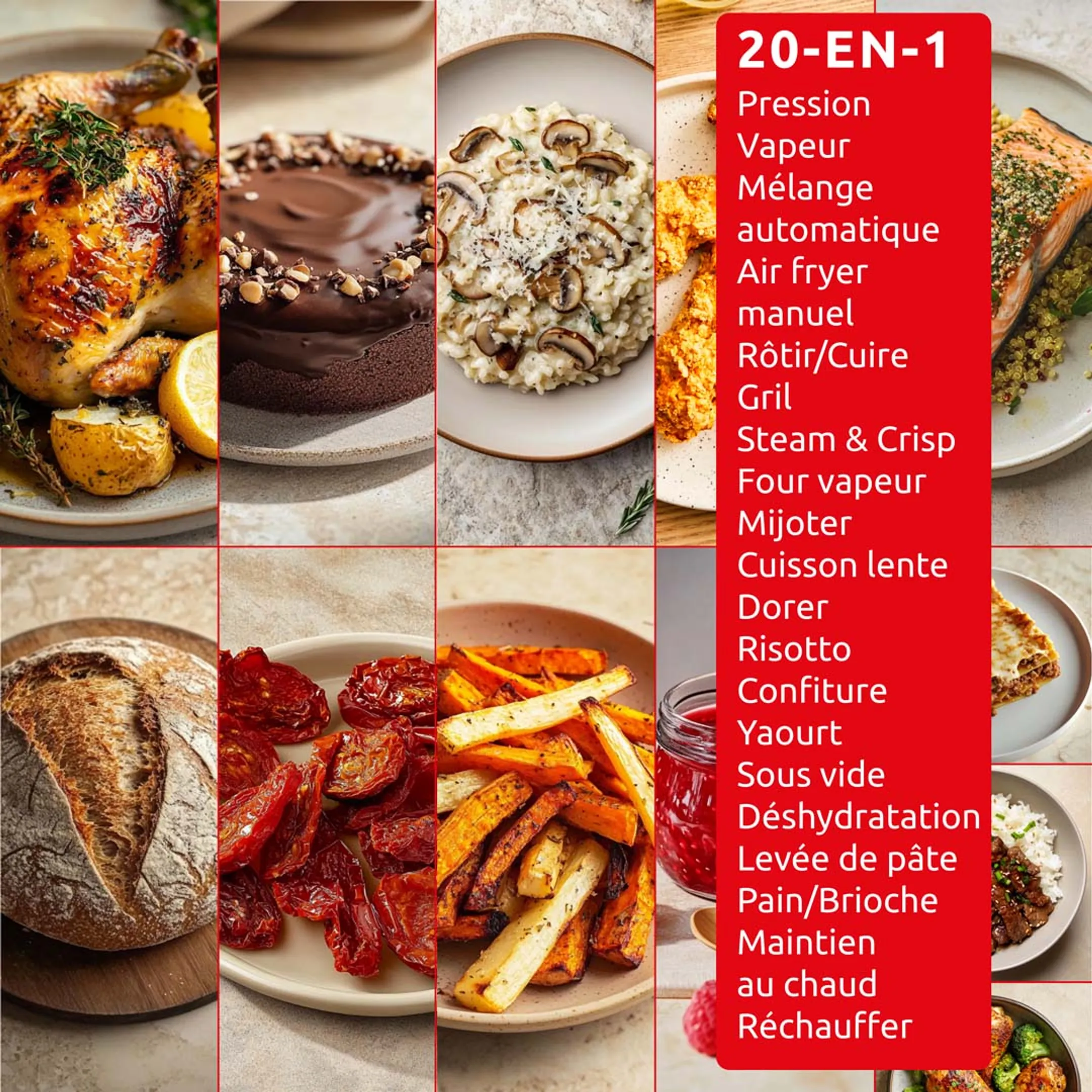 Moulinex Multicuiseur Airfryer Cookeo Infinity CE9828F0 - Noir image