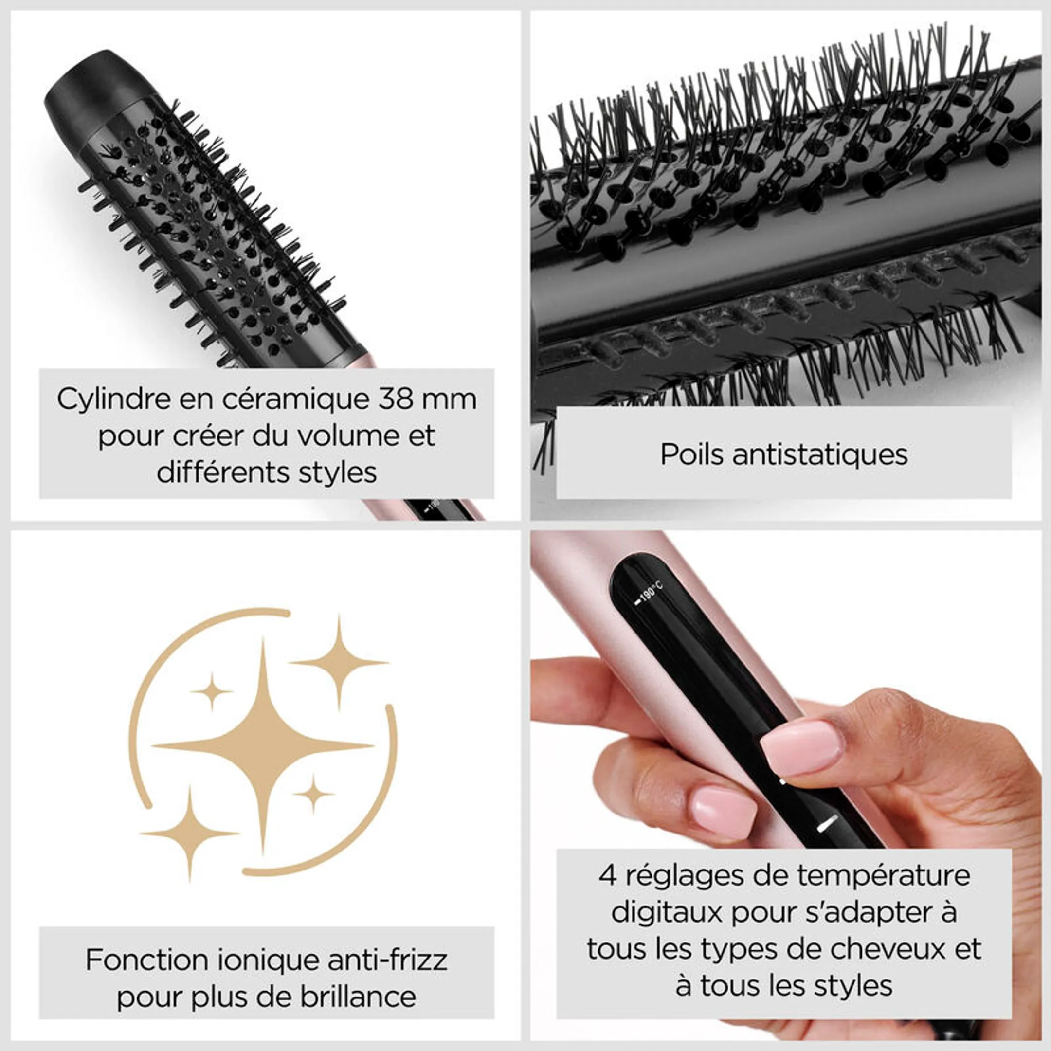 Babyliss Brosse chauffante Volume Boost HSB200E image
