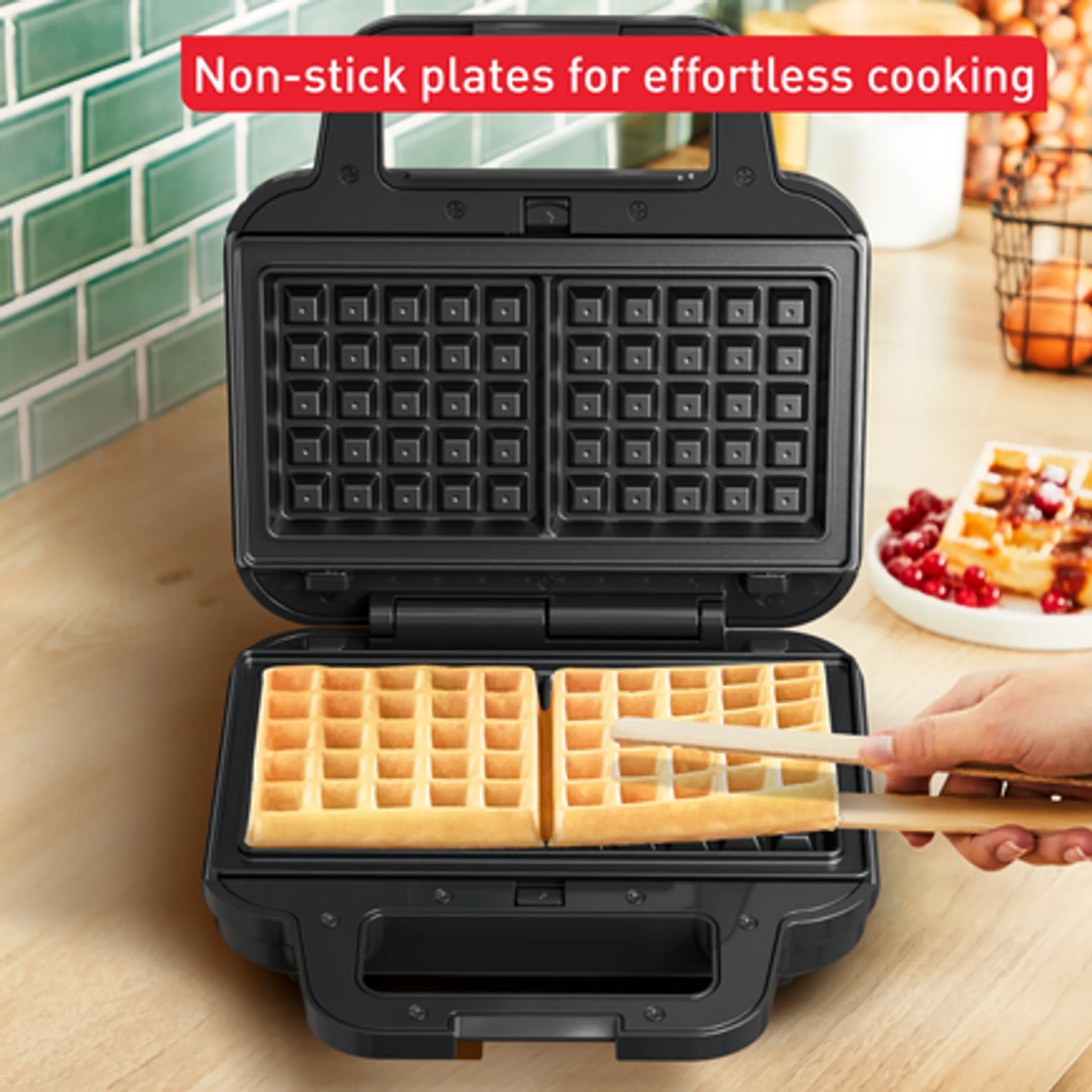 Tefal Waffle Maker UltraCompact 3-in-1 SW383D10 image