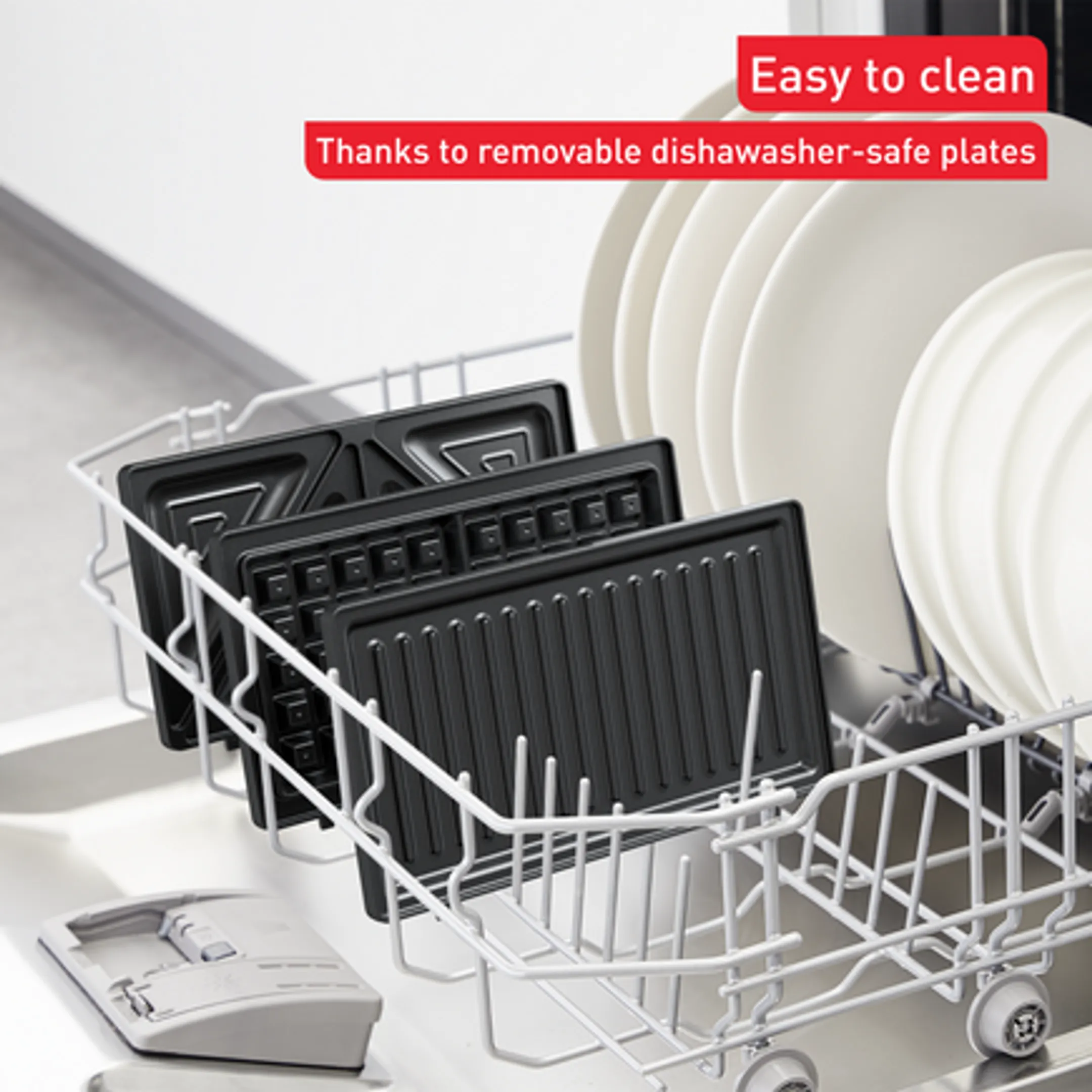 Tefal Waffle Maker UltraCompact 3-in-1 SW383D10 image