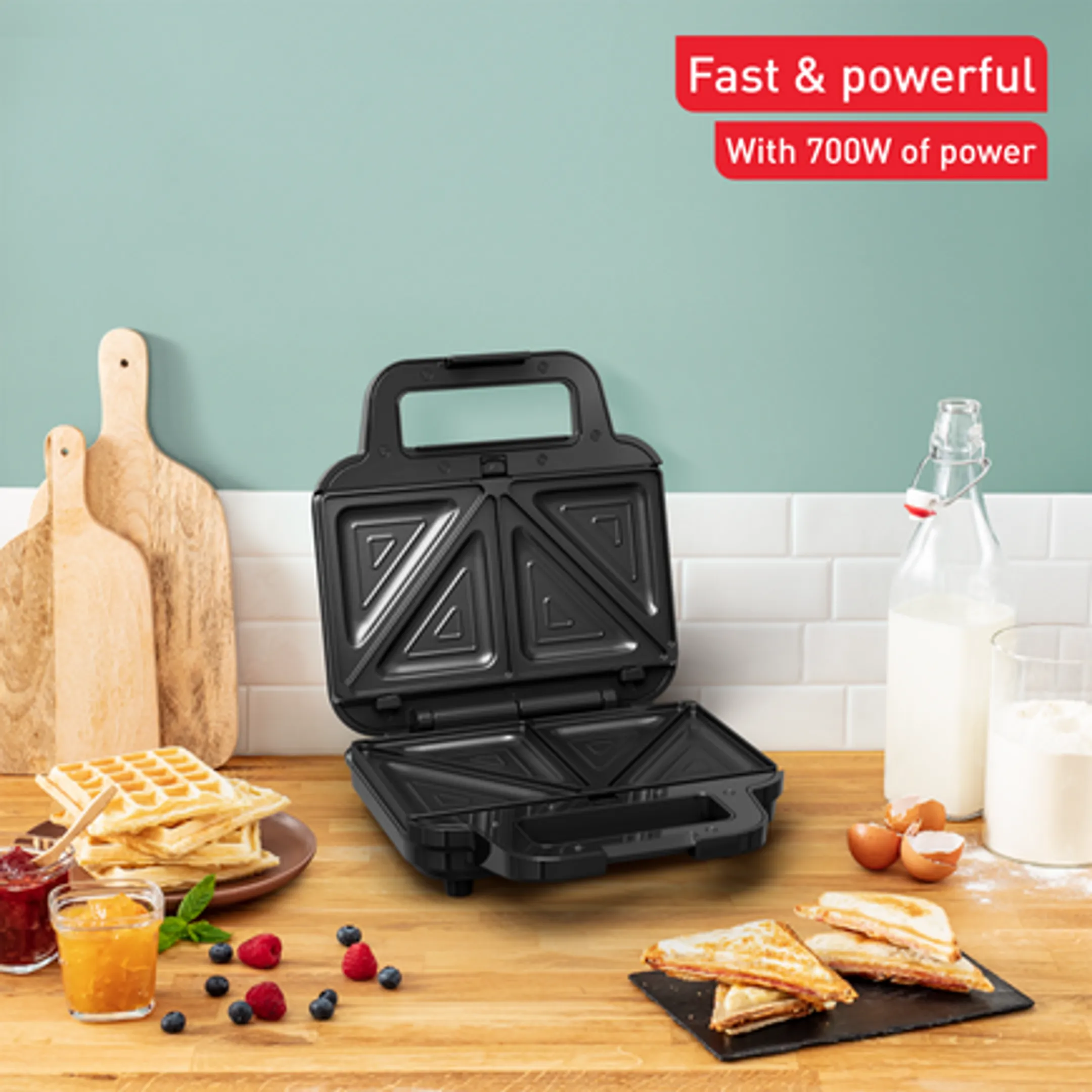 Tefal Waffle Maker UltraCompact 3-in-1 SW383D10 image