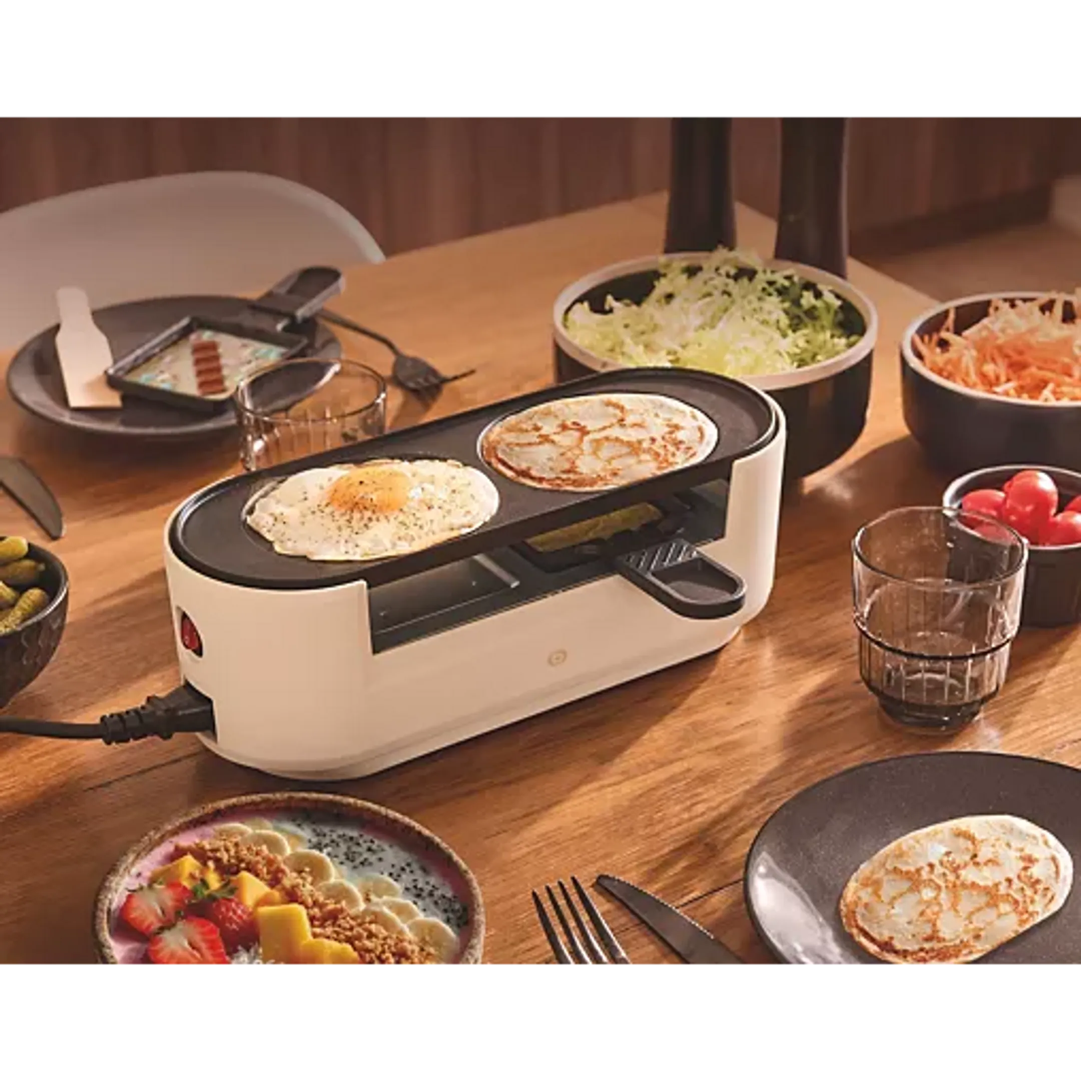 ESSENTIEL-B Raclette & Grill Multiplug Twist Cream image