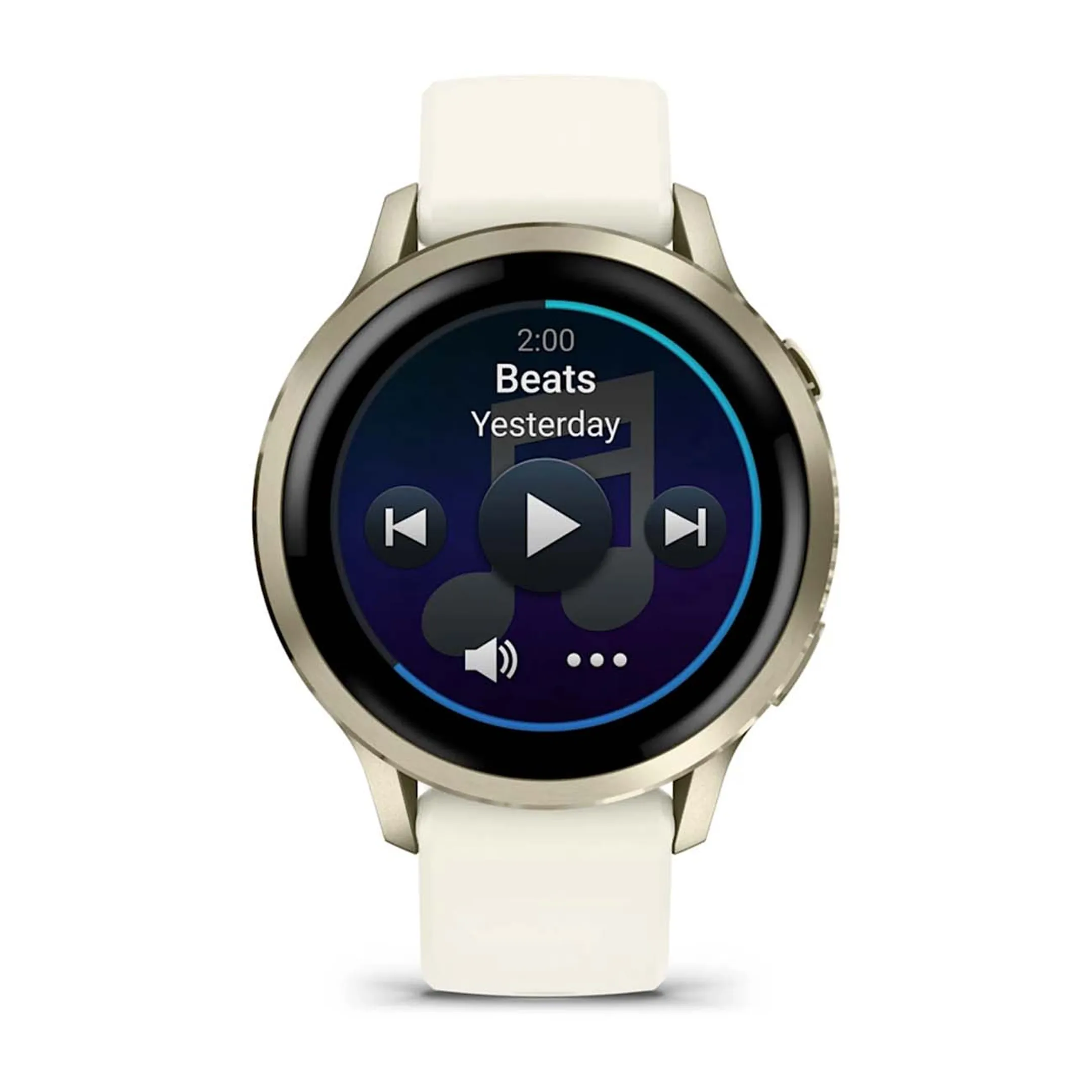 Garmin Smartwatch Venu 4 - 41mm - Lunar Gold - Ivory Silicone image