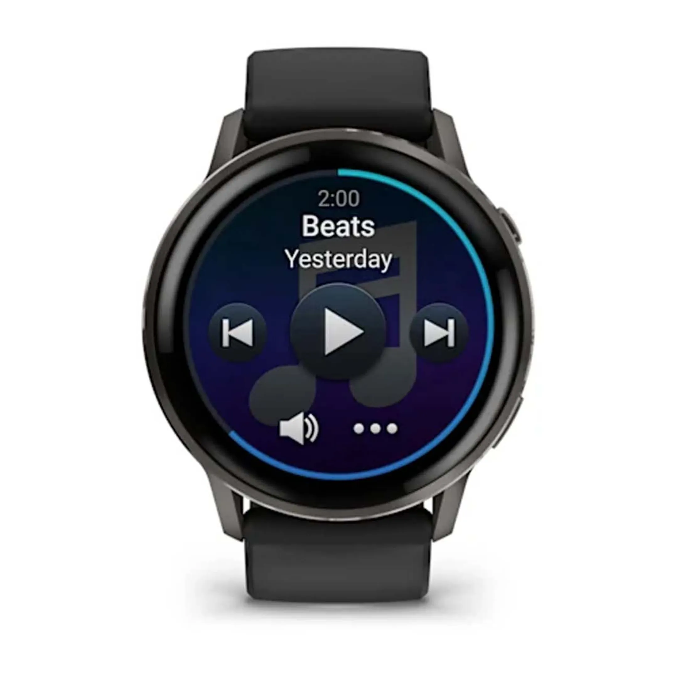 Garmin Smartwatch Venu 4 - 45mm - Gray - Black Silicone image