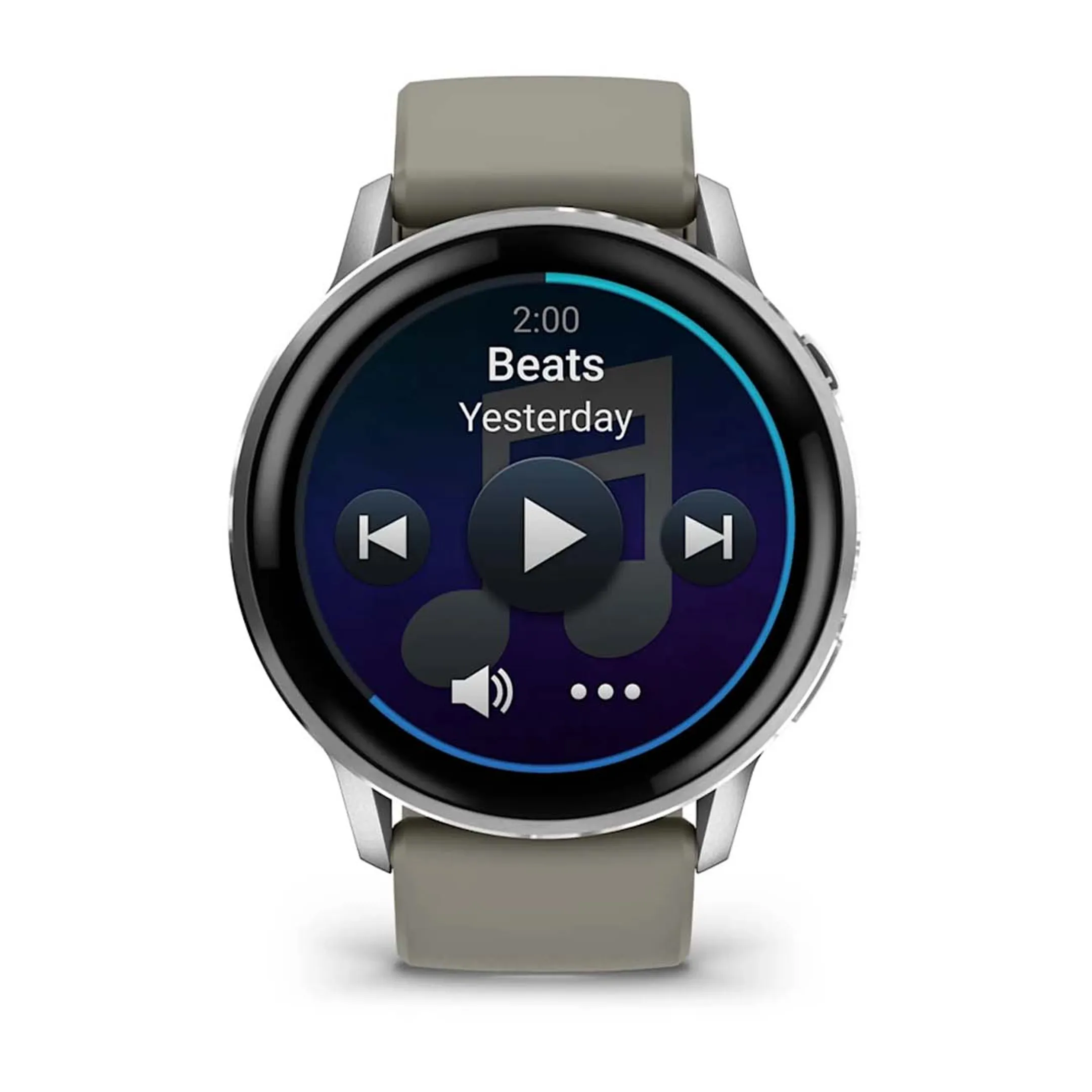 Garmin Smartwatch Venu 4 - 45mm - Silver - Gray Silicone image