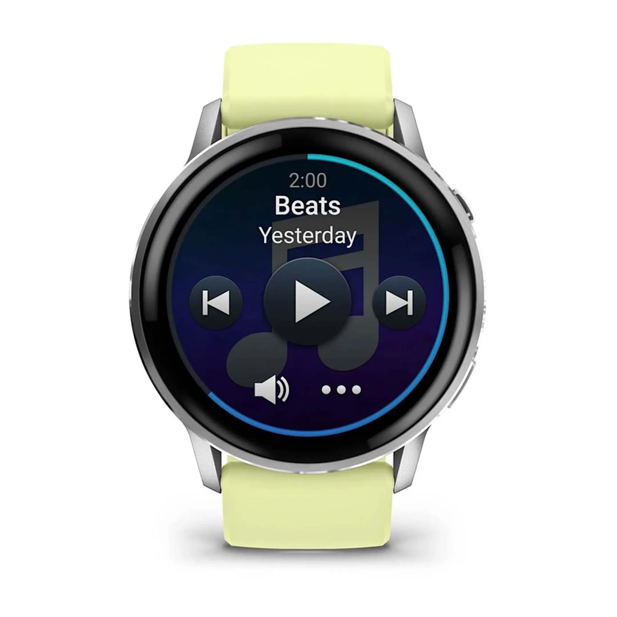 Garmin Smartwatch Venu 4 - 45mm - Silver - Yellow Silicone image