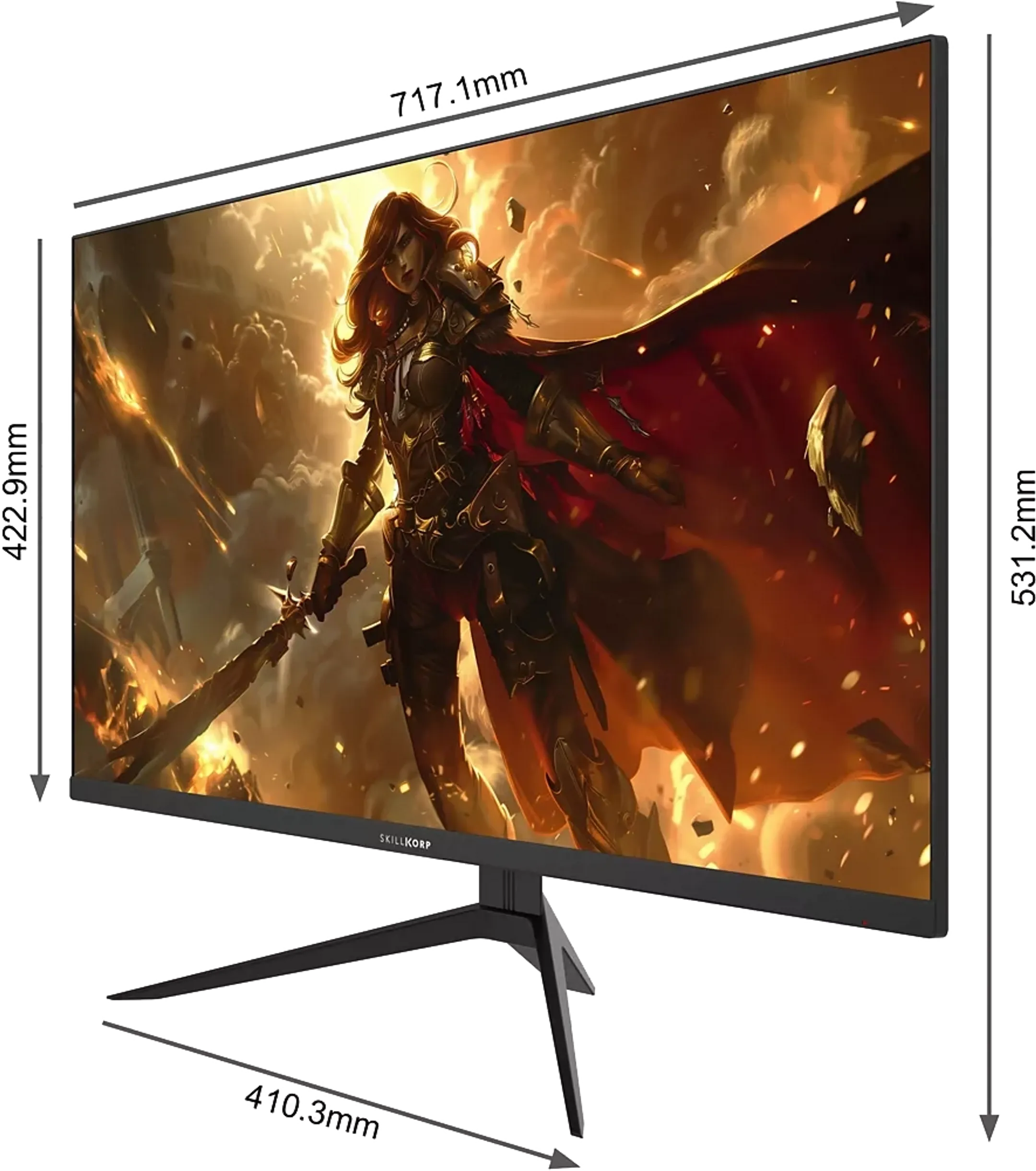 Gaming-Monitor 32" WQHD 180Hz VA M32 
