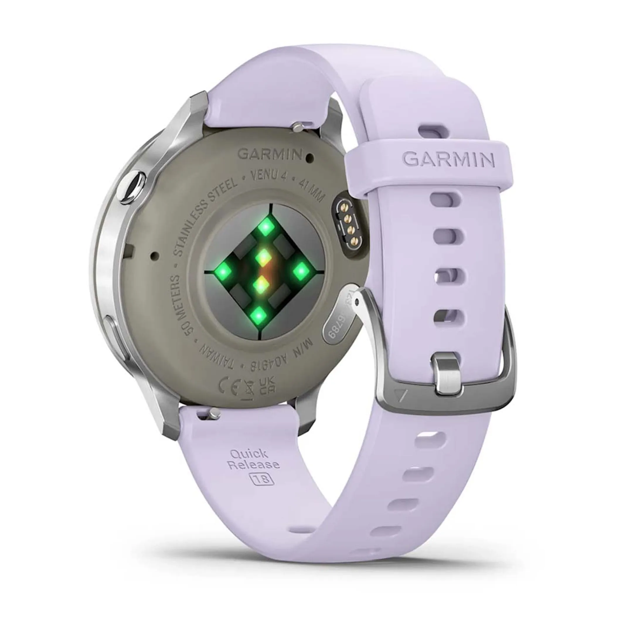 Garmin Smartwatch Venu 4 - 41mm - Silver - Periwinkle Silicone image