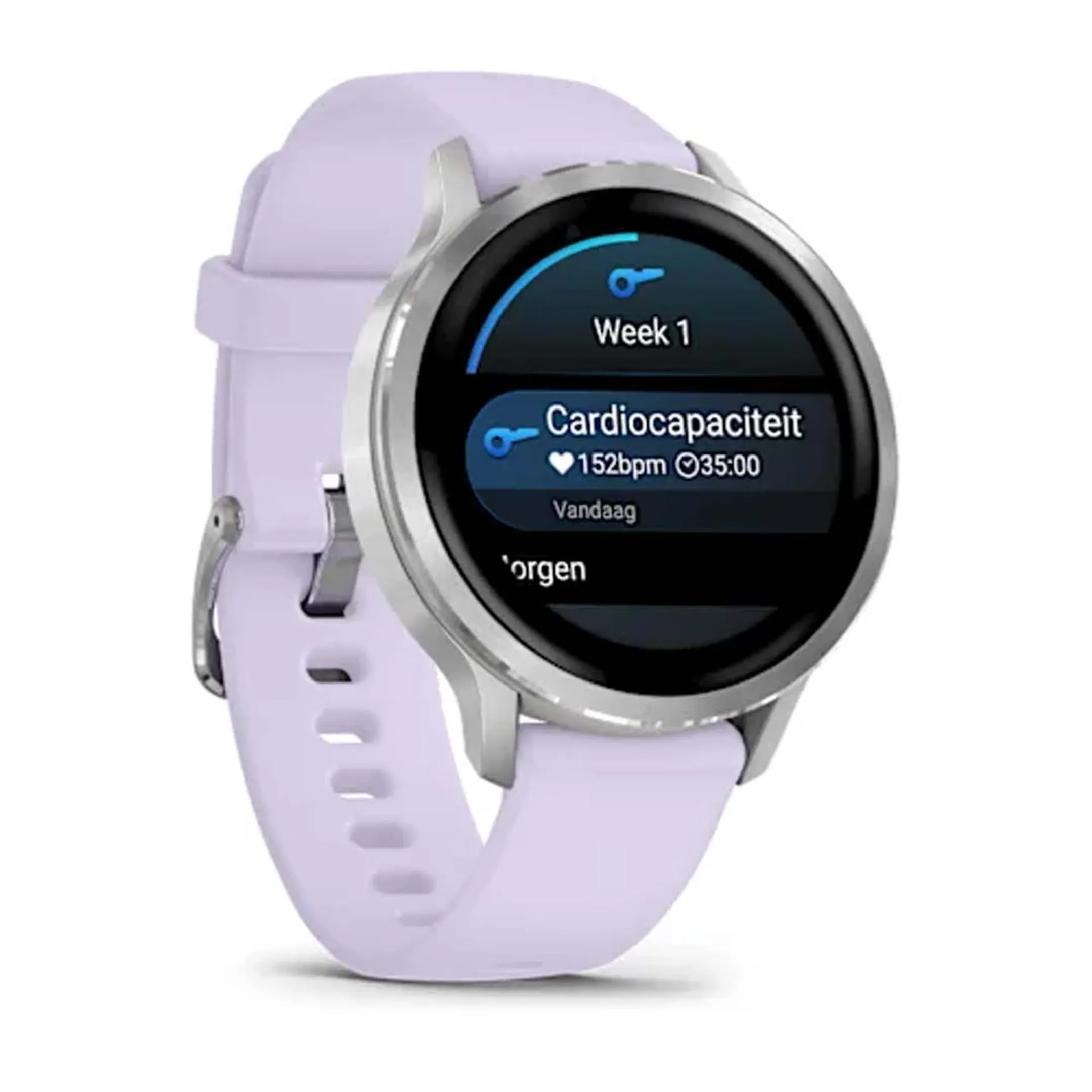 Garmin Smartwatch Venu 4 - 41mm - Silver - Periwinkle Silicone image