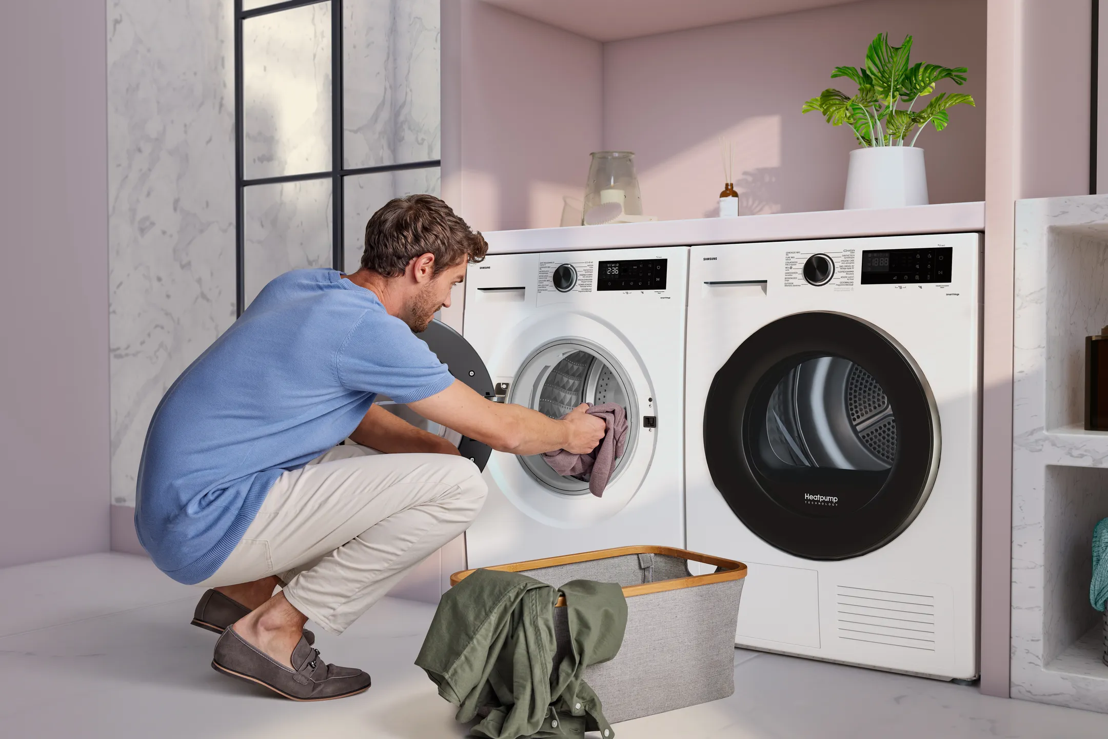 Samsung Washing machine EcoBubble WW91CGC04AAE image