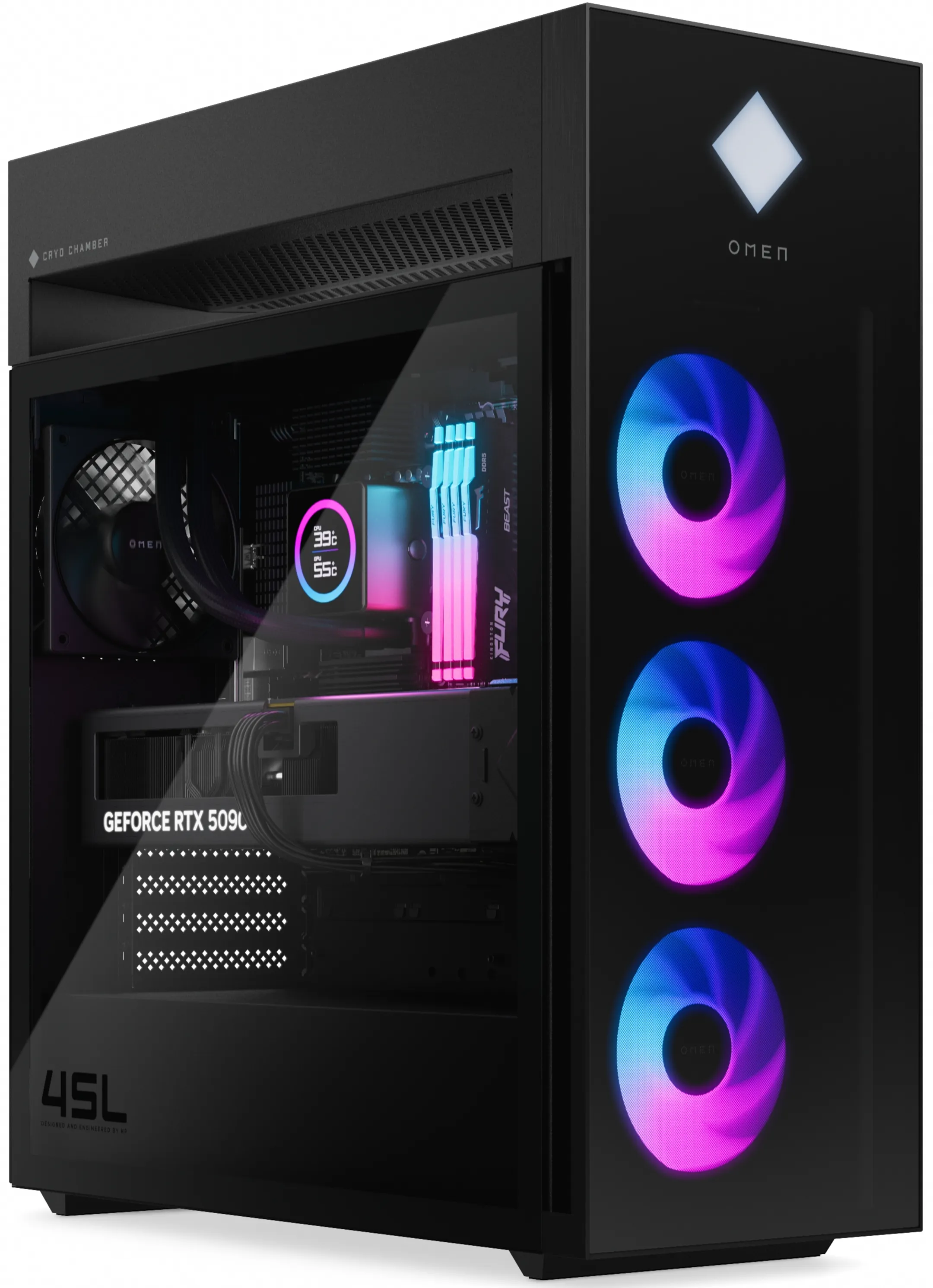 PC Gamer Omen 45L Ultra 9 128Go 2To RTX 5090 - GT22-3005nb