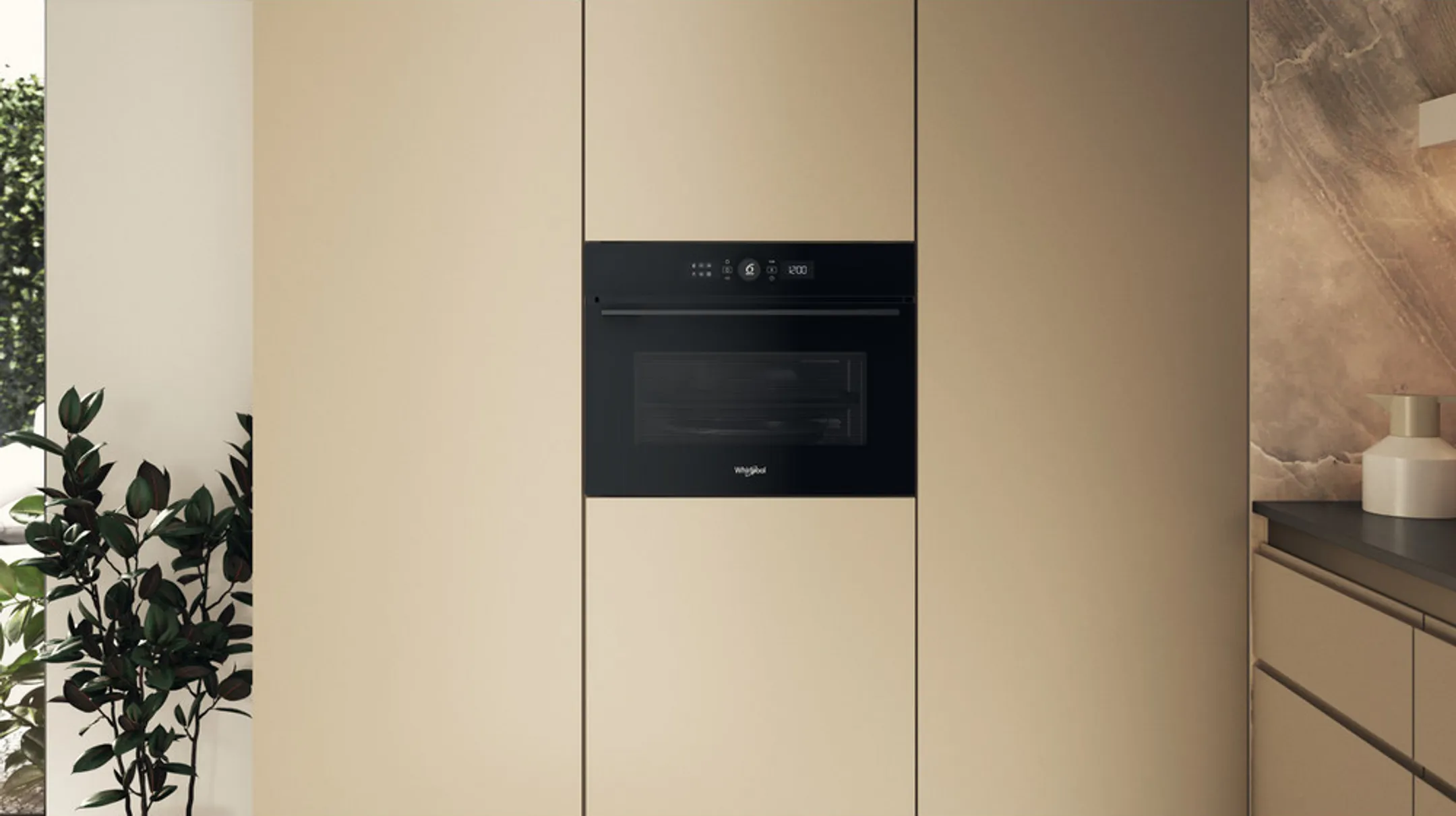 Whirlpool Micro-ondes combi encastrable WMW57DMB image