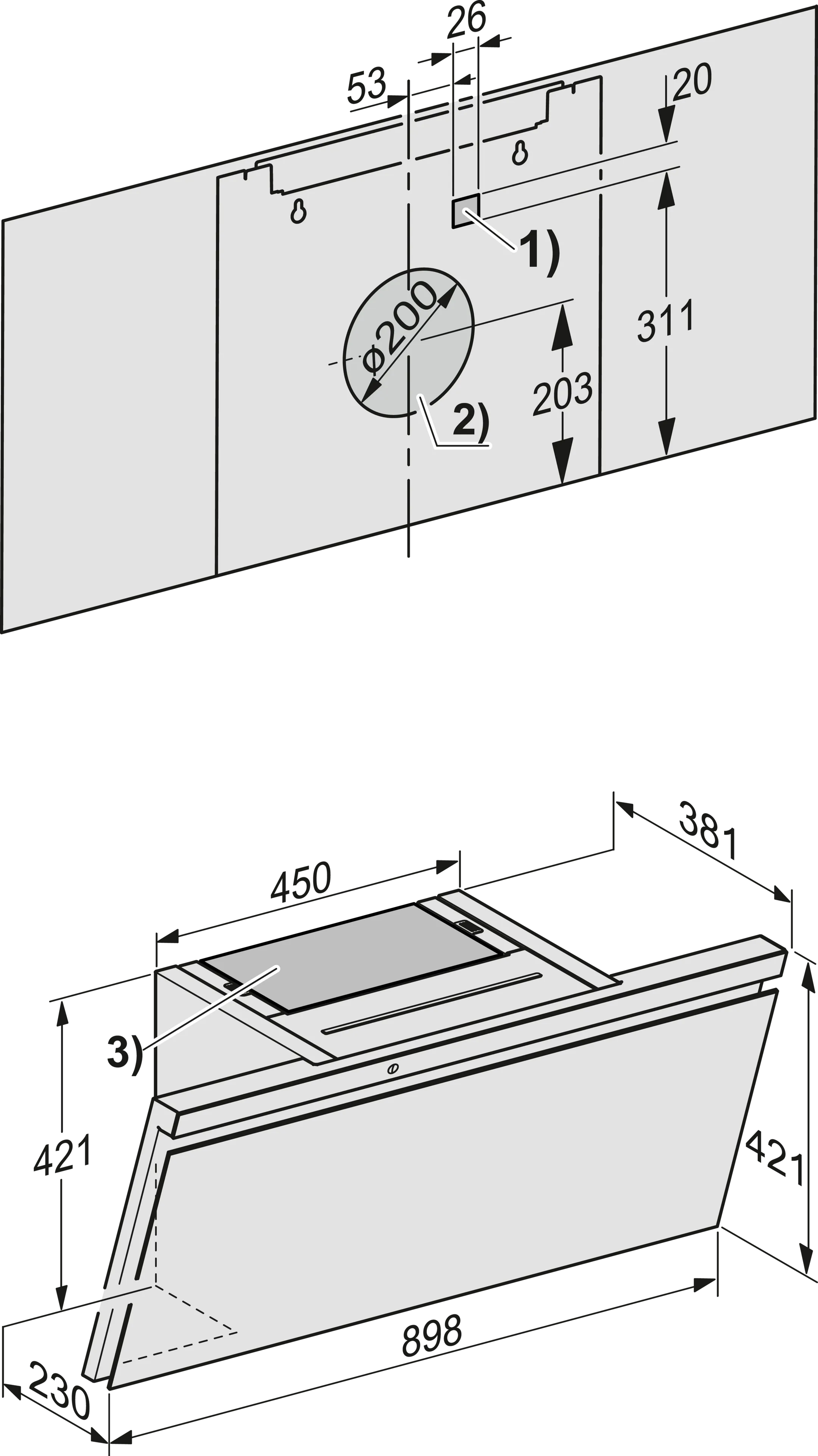 Miele Decorative wall hood DAH 4970 Sienna image