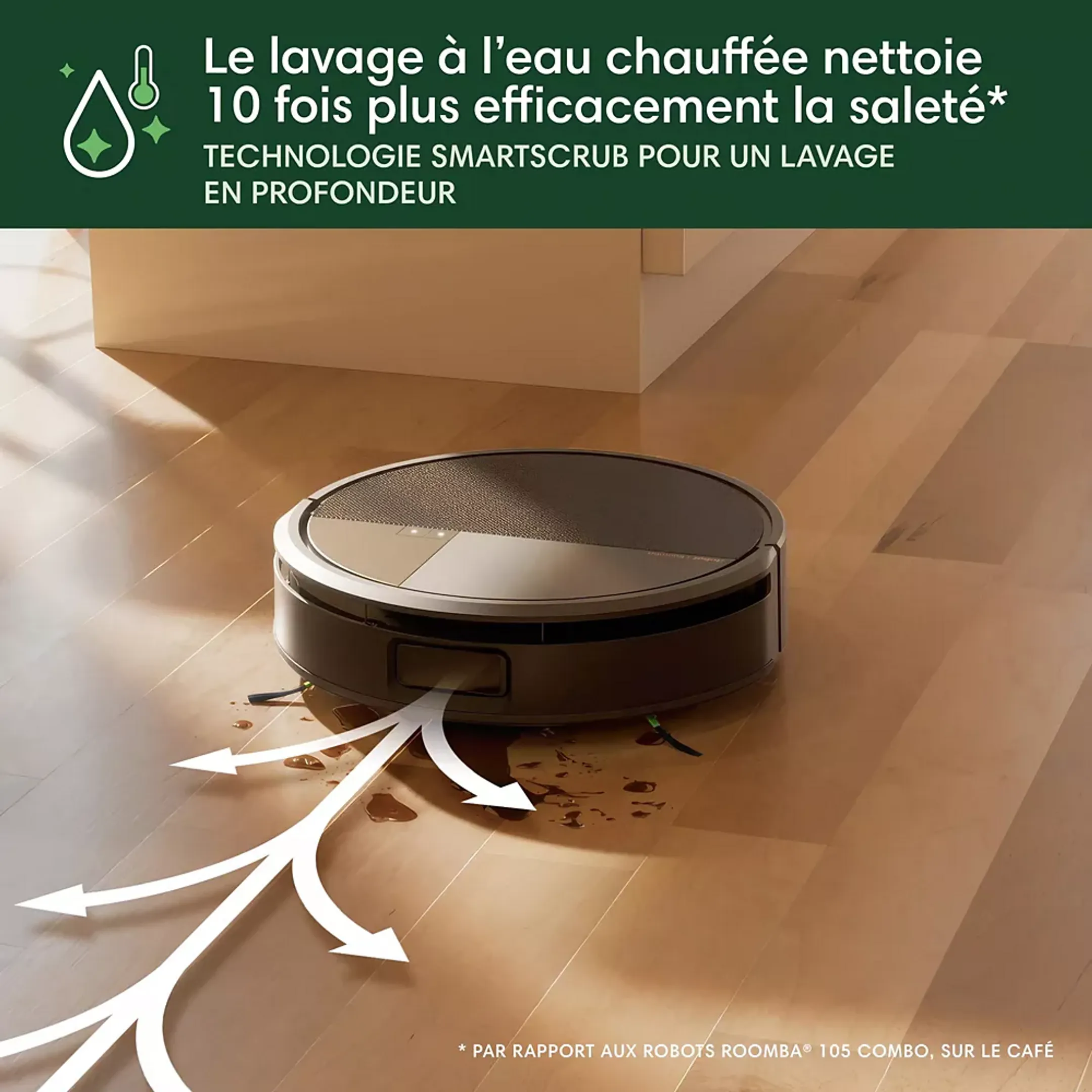 iRobot Robot aspirateur laveur Roomba Max 705 Combo - Noir image