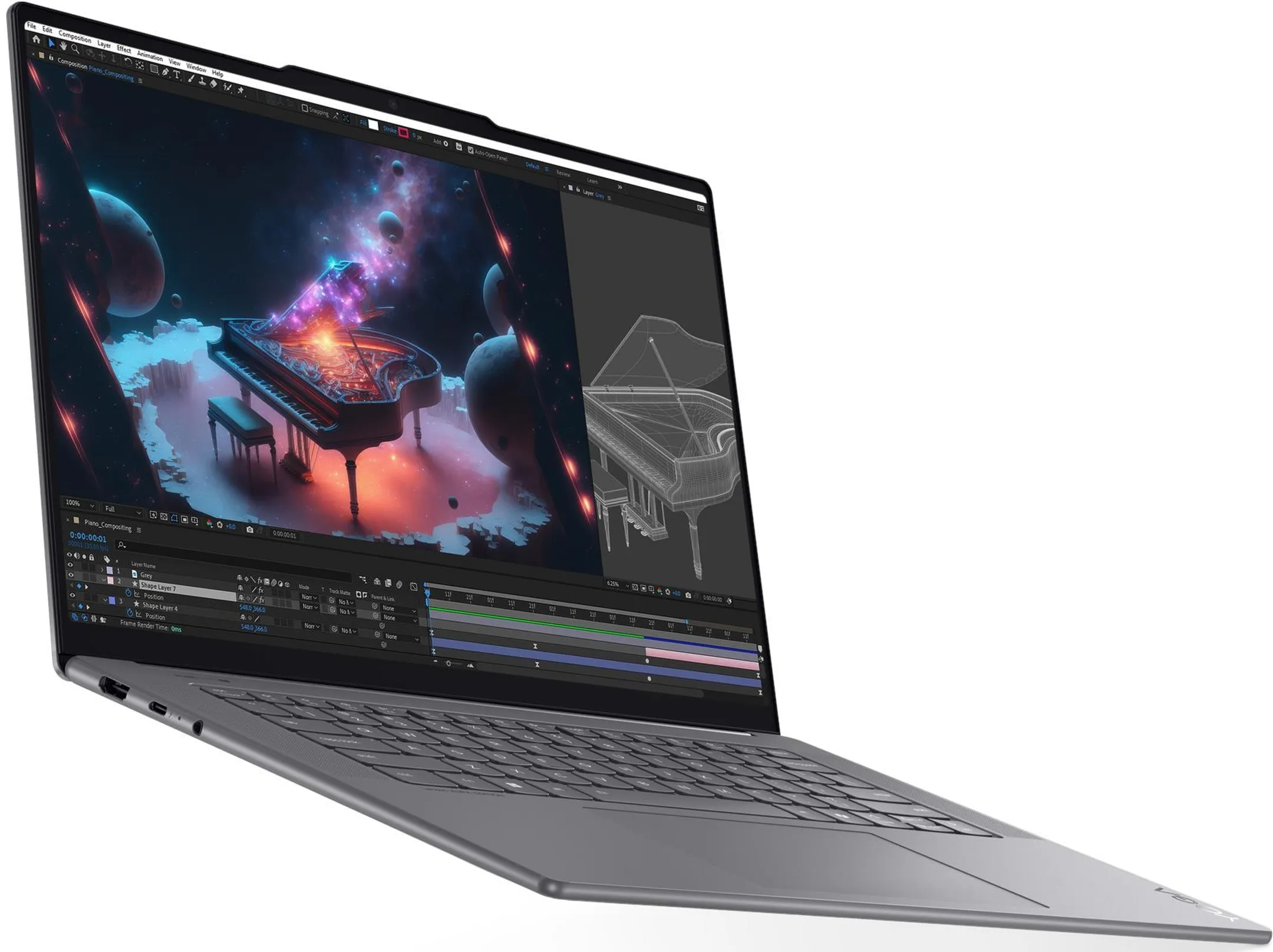 Lenovo Laptop 15,3" Yoga Slim 7 Ultra 7 32GB 1TB - AZERTY - 15ILL9 image