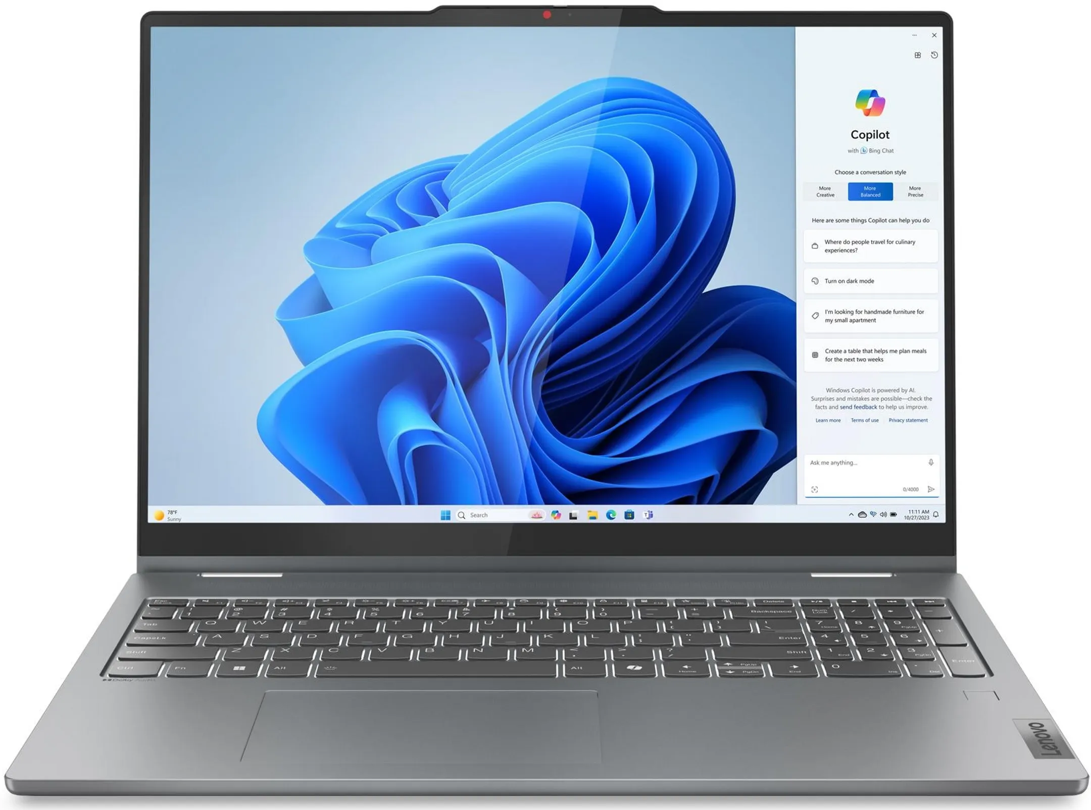 Laptop 2-in-1 16" IdeaPad 5 Core 5 16GB 1TB - QWERTZ - 16IRU9