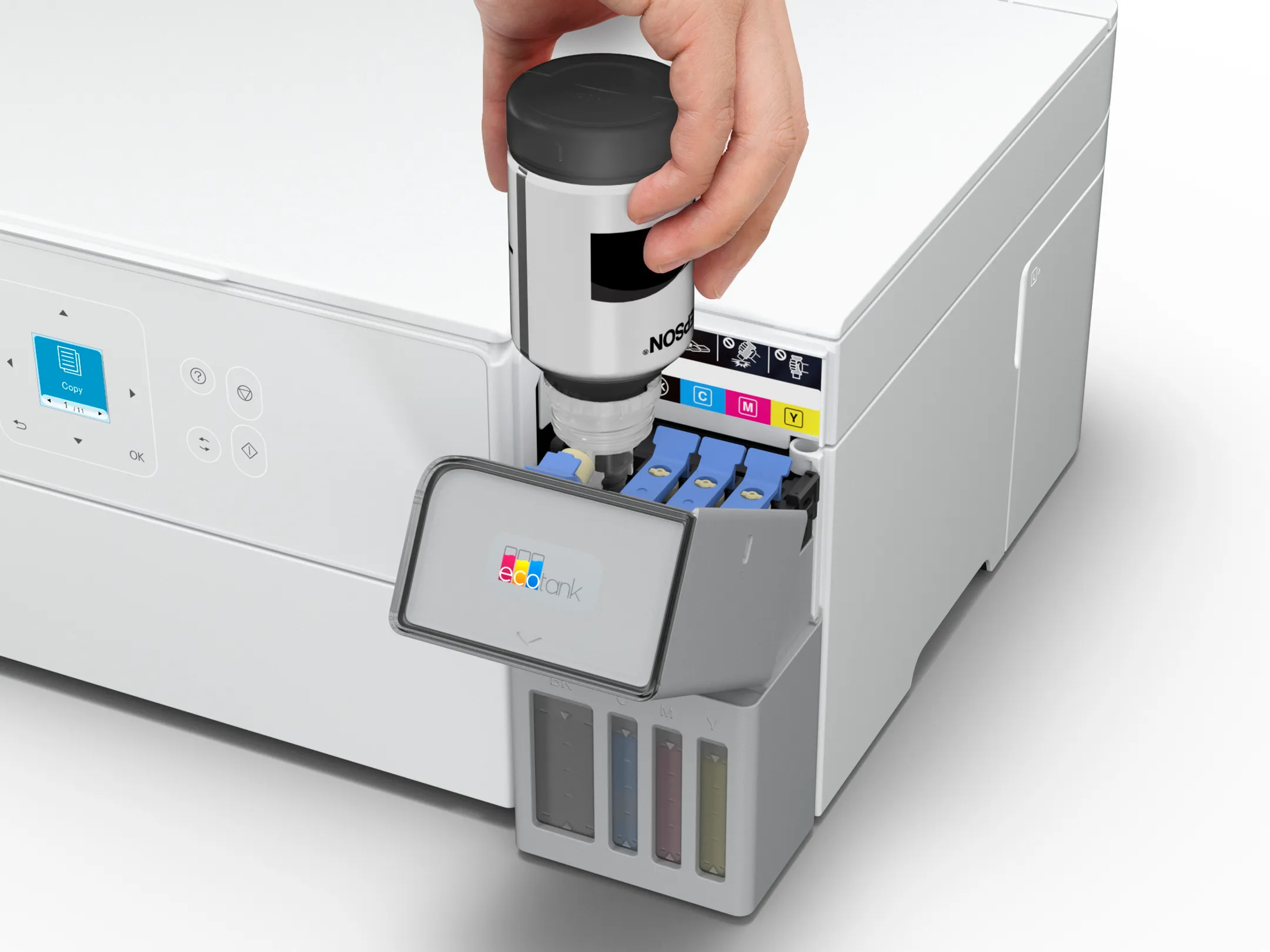 Epson Imprimante Multifonction Eco Tank ET-2956 - Blanc image