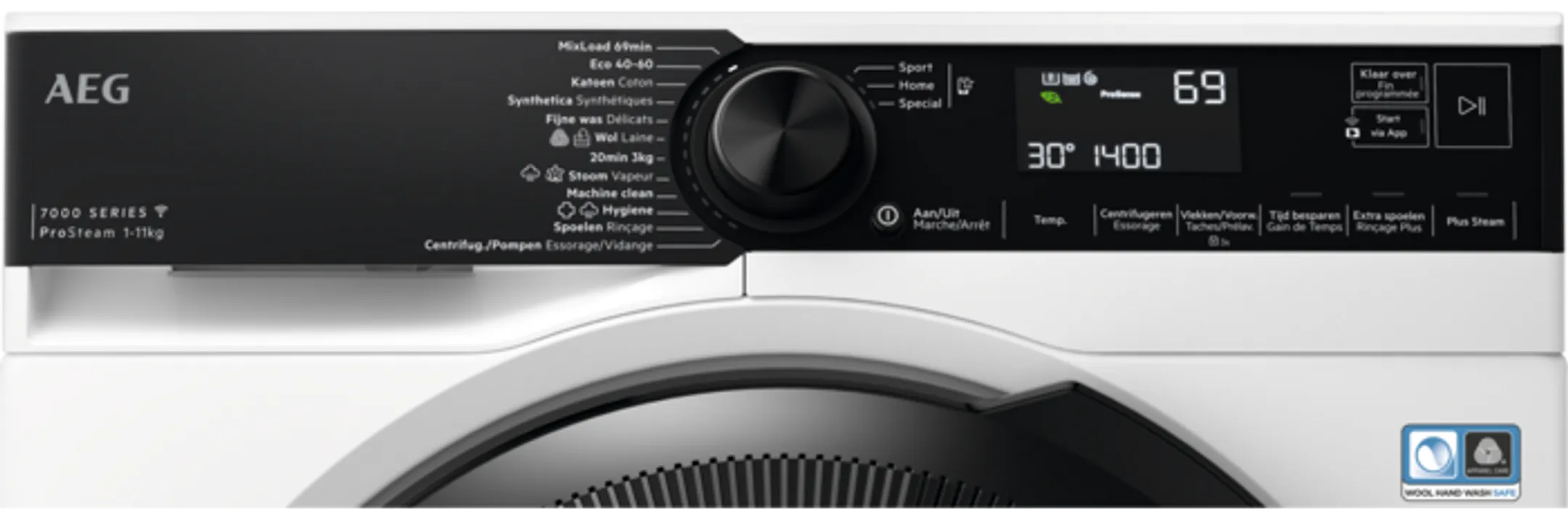 AEG Lave-linge 7000 ProSteam LR76XXL image