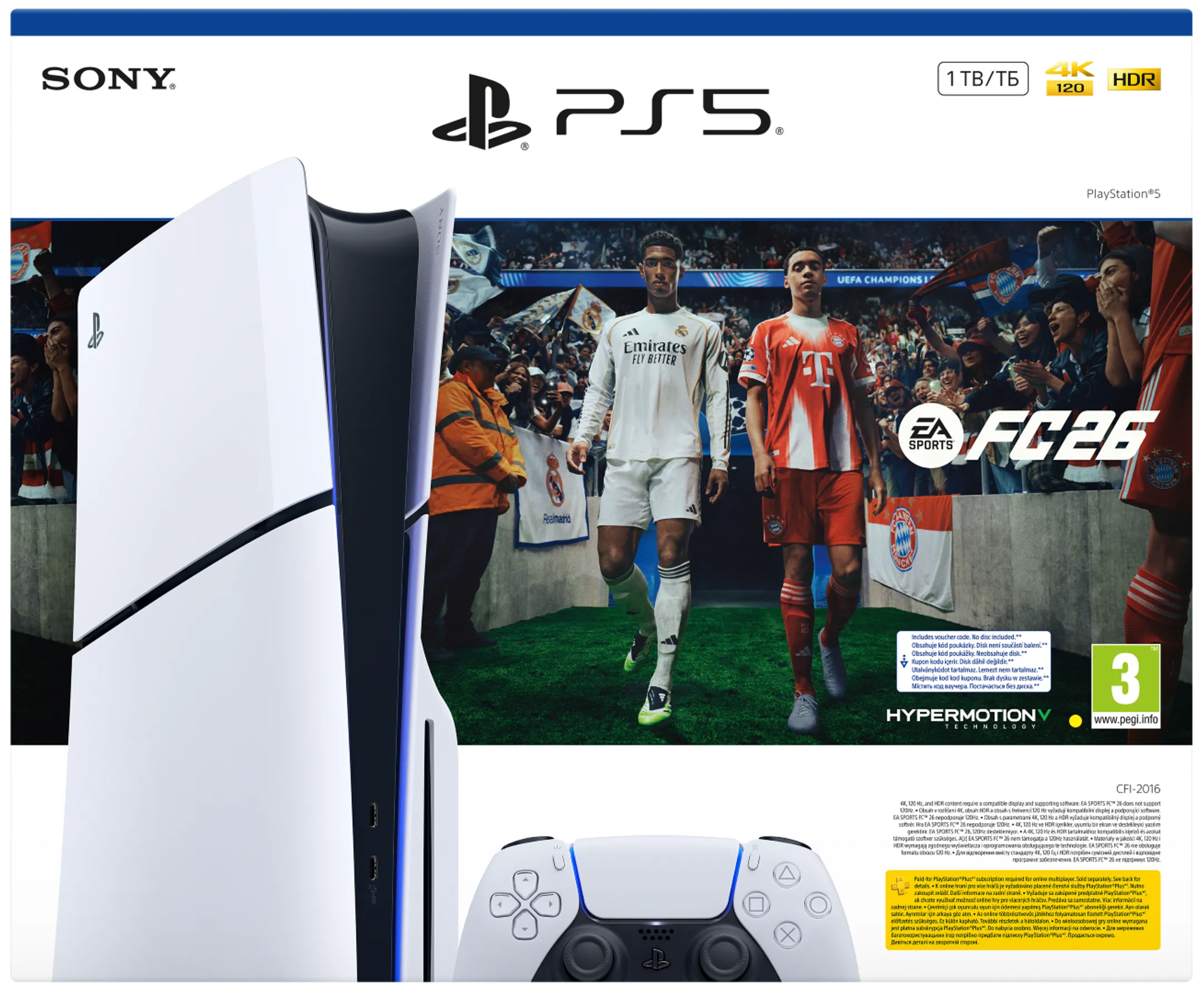 Konsole PS5 Slim - Standard Edition + EA Sports FC26