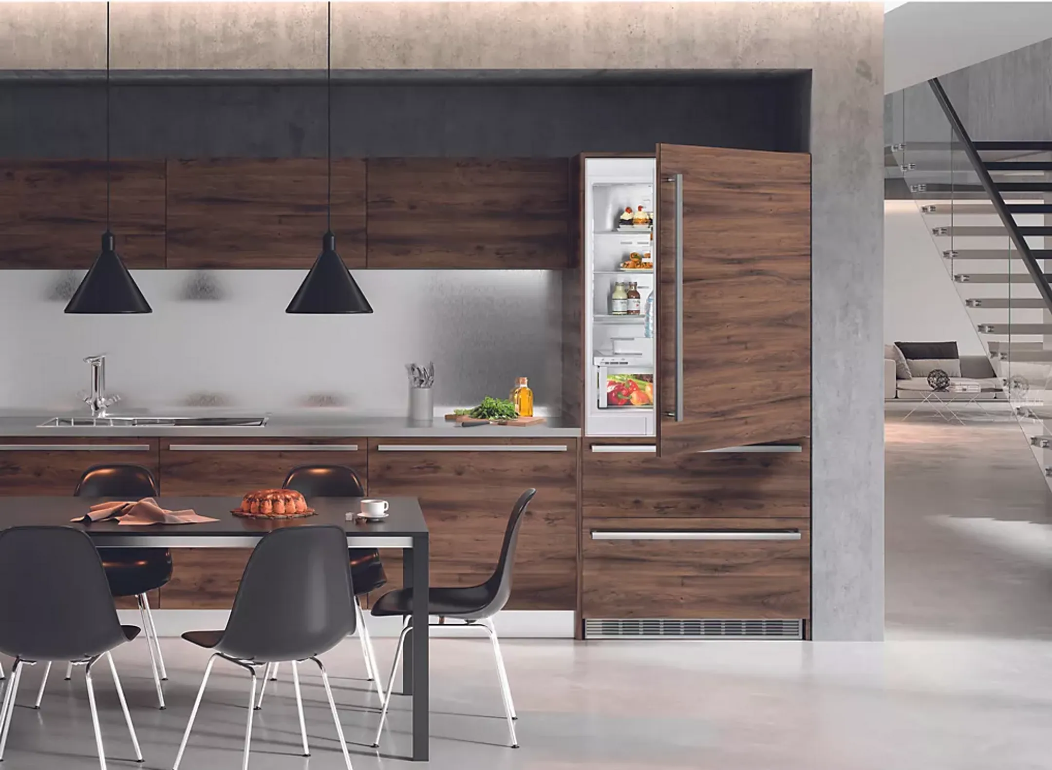 Liebherr Combi frigo congélateur encastrable BioFresh ECBN6156-23 image