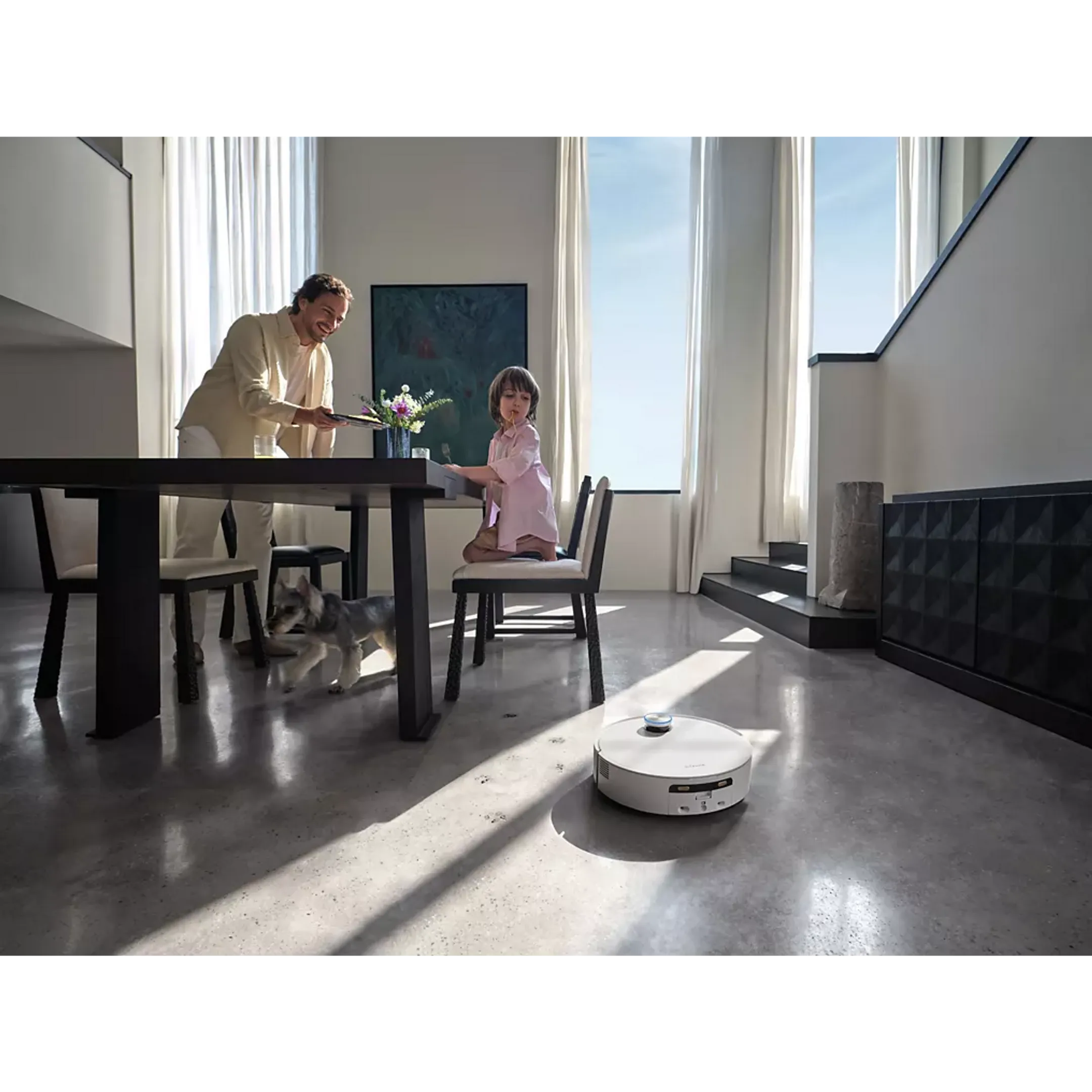 DREAME Robot Vacuum Cleaner and Mop Aqua10 Ultra Roller Complete - White image