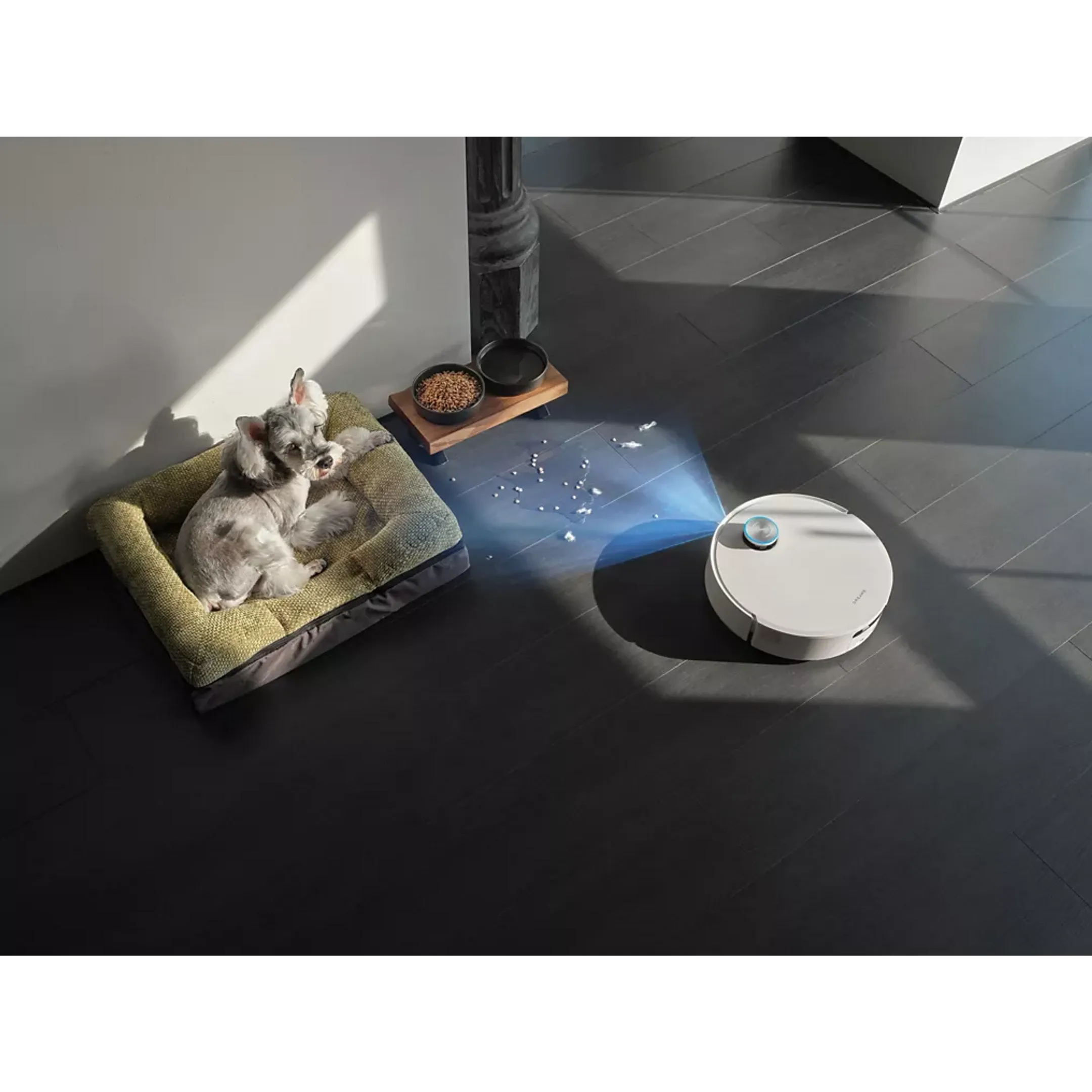 DREAME Robot Vacuum Cleaner and Mop Aqua10 Ultra Roller Complete - White image