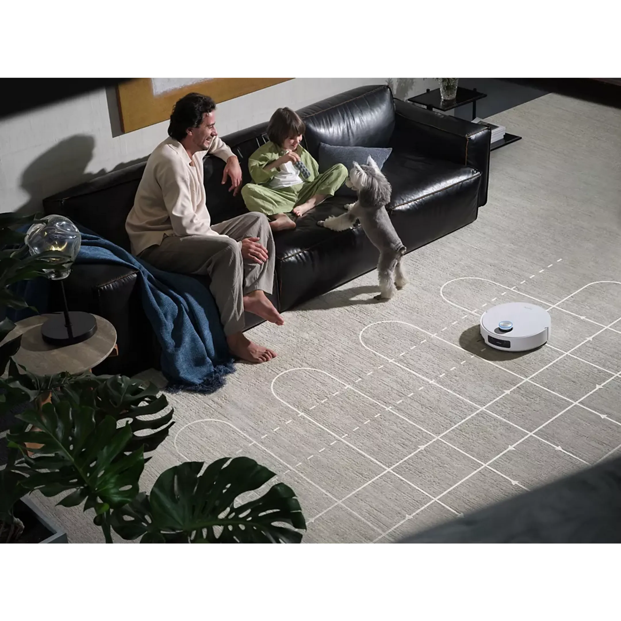 DREAME Robot Vacuum Cleaner and Mop Aqua10 Ultra Roller Complete - White image