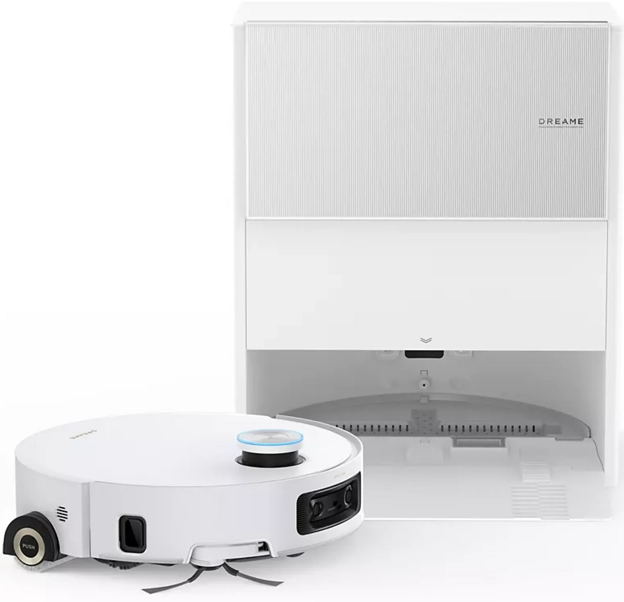 DREAME Robot Vacuum Cleaner and Mop Aqua10 Ultra Roller Complete - White image